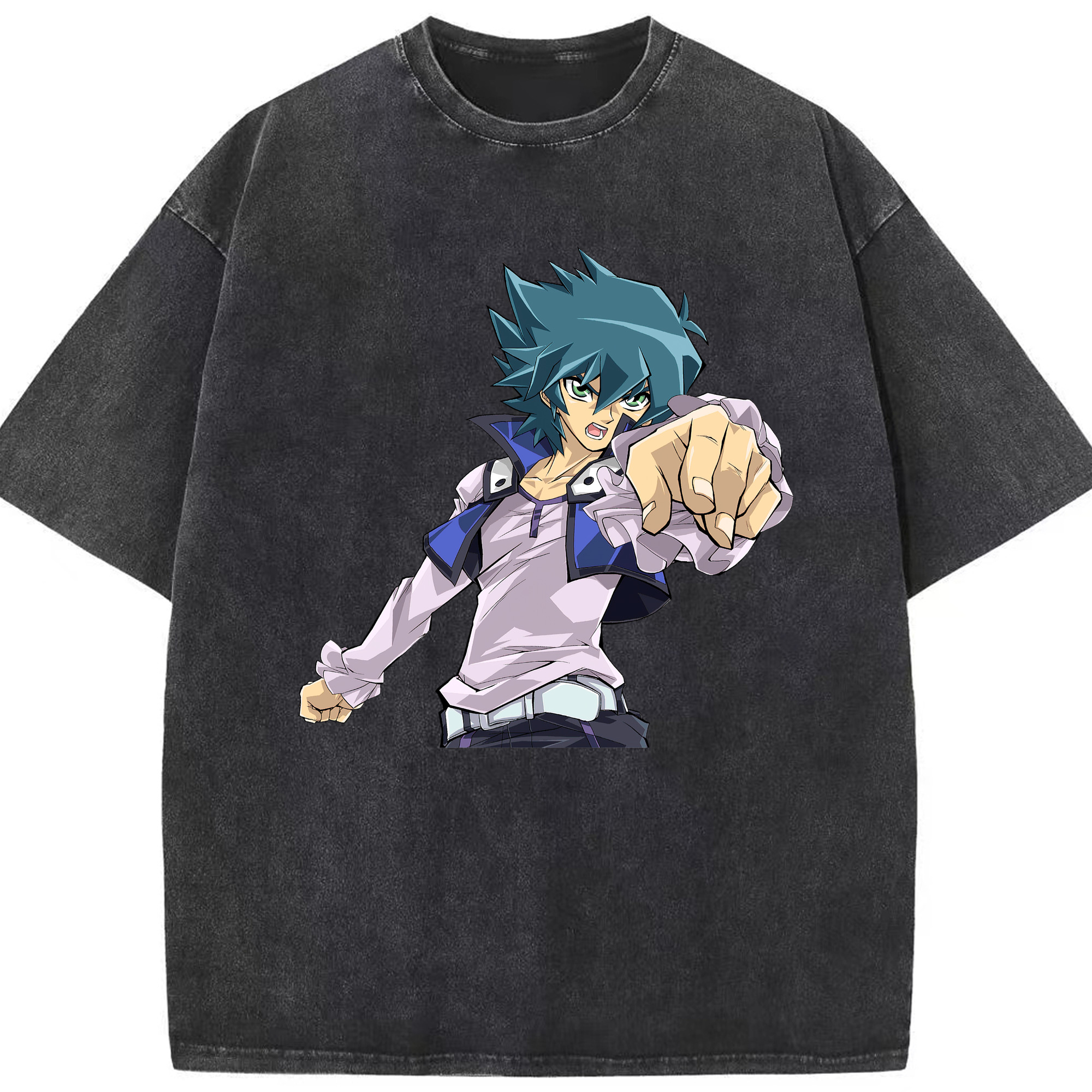 （画像用） 遊☆戯☆王 Yu-Gi-Oh! 綿100% ヴィンテージ風 半袖Tシャツ（フロントプリント）