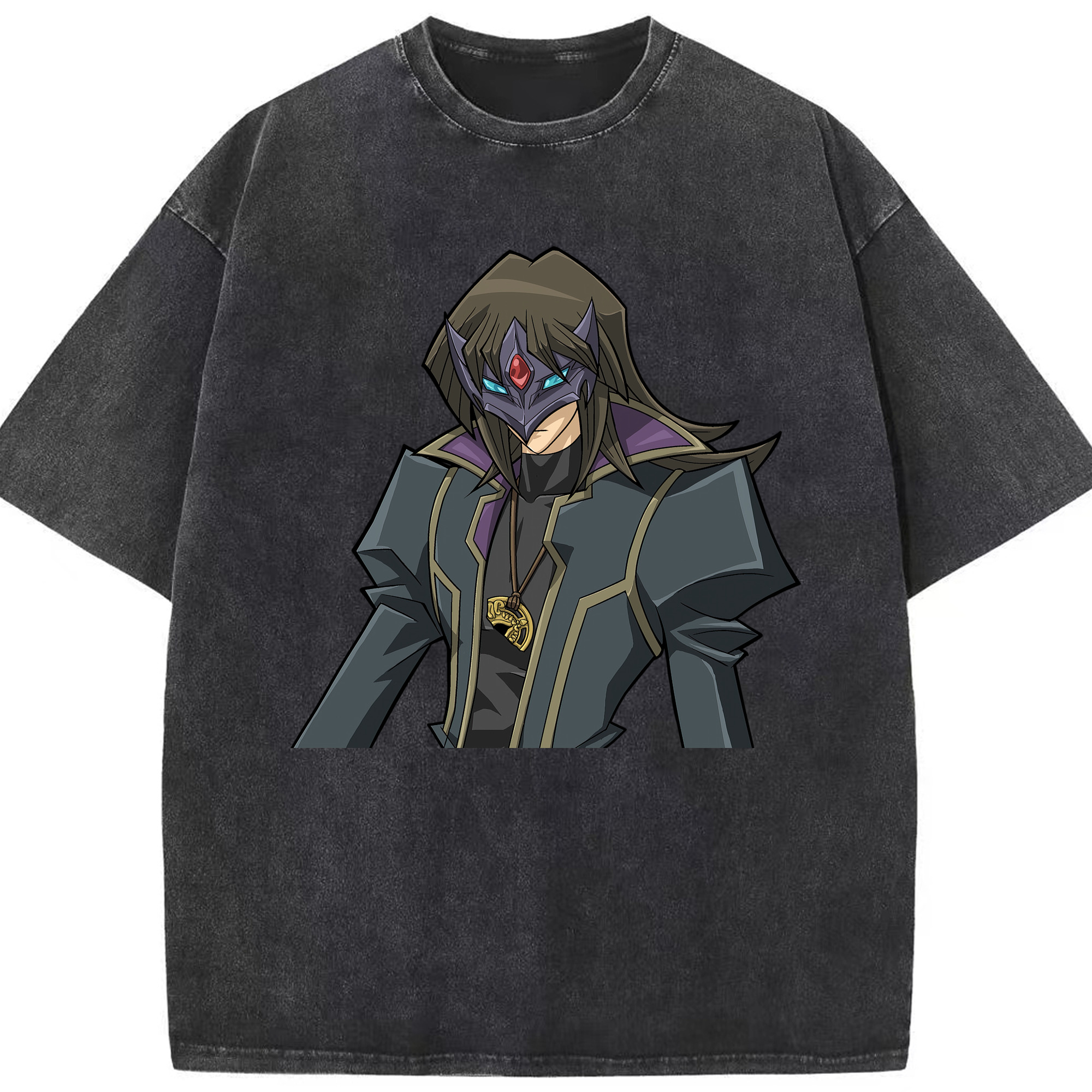 （画像用） 遊☆戯☆王 Yu-Gi-Oh! 綿100% ヴィンテージ風 半袖Tシャツ（フロントプリント）