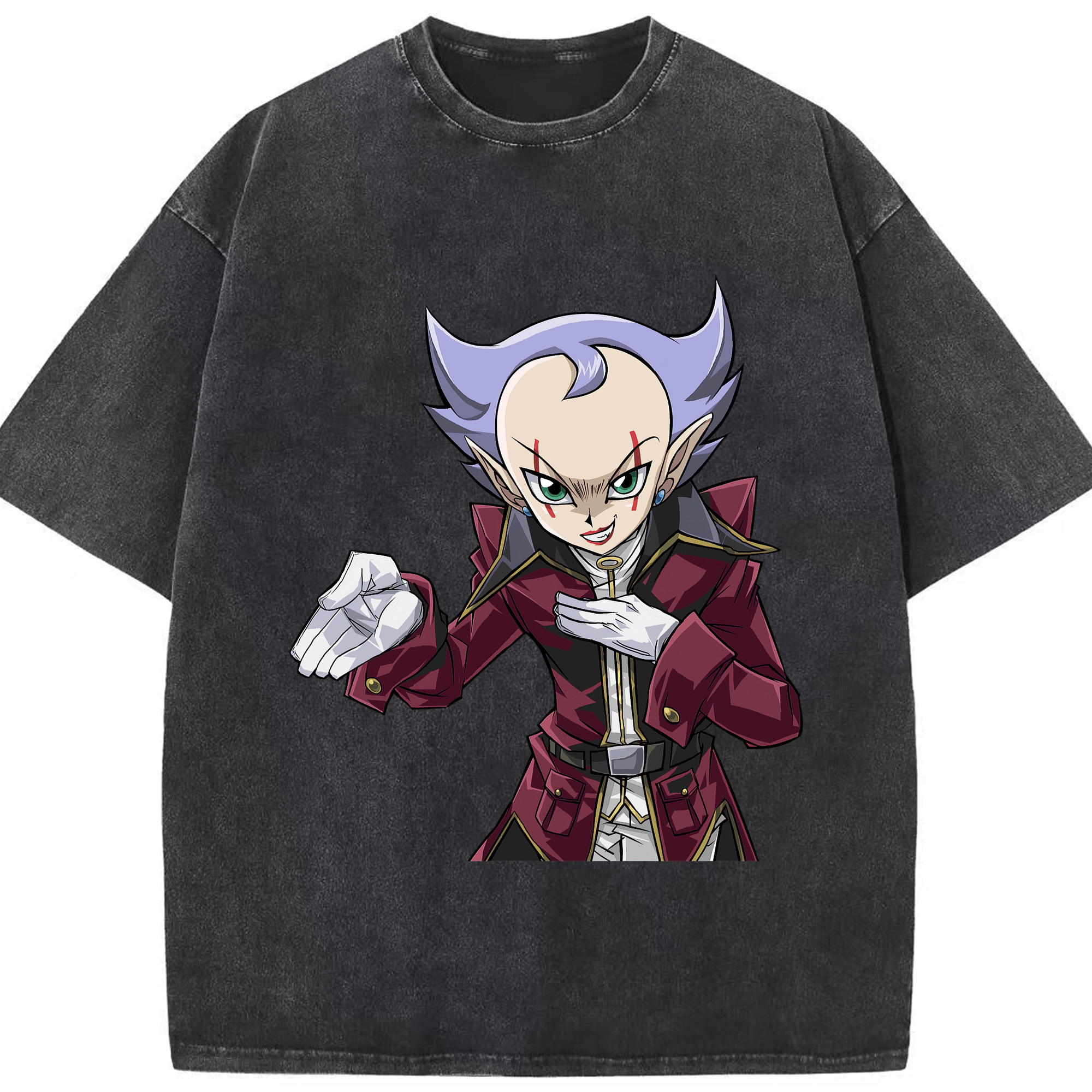 （画像用） 遊☆戯☆王 Yu-Gi-Oh! 綿100% ヴィンテージ風 半袖Tシャツ（フロントプリント）