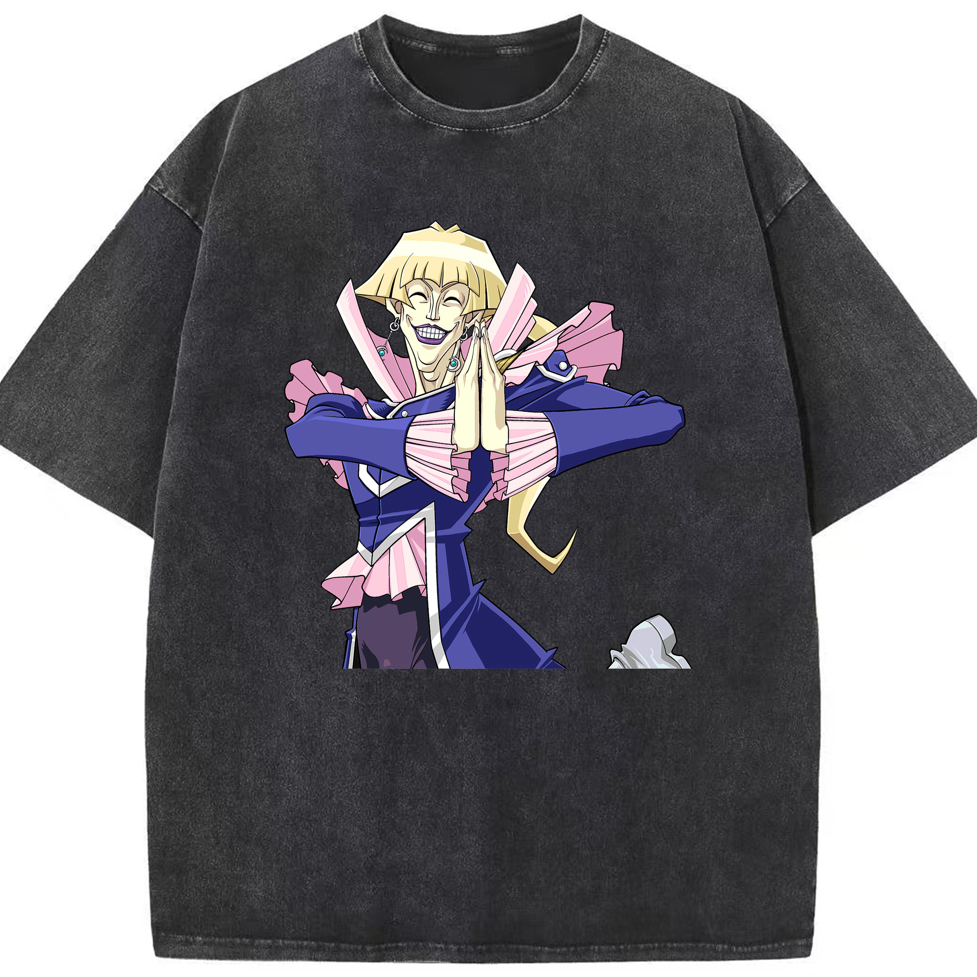 （画像用） 遊☆戯☆王 Yu-Gi-Oh! 綿100% ヴィンテージ風 半袖Tシャツ（フロントプリント）