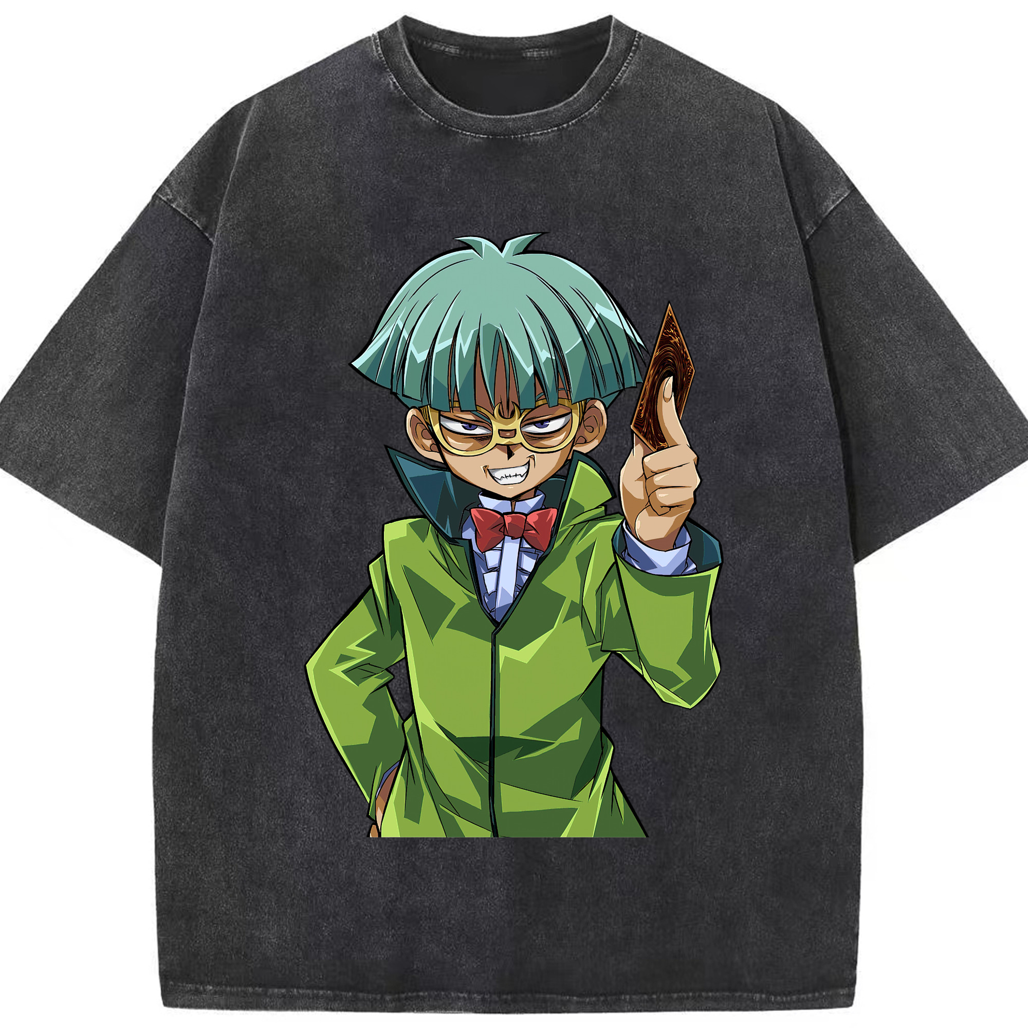 （画像用） 遊☆戯☆王 Yu-Gi-Oh! 綿100% ヴィンテージ風 半袖Tシャツ（フロントプリント）
