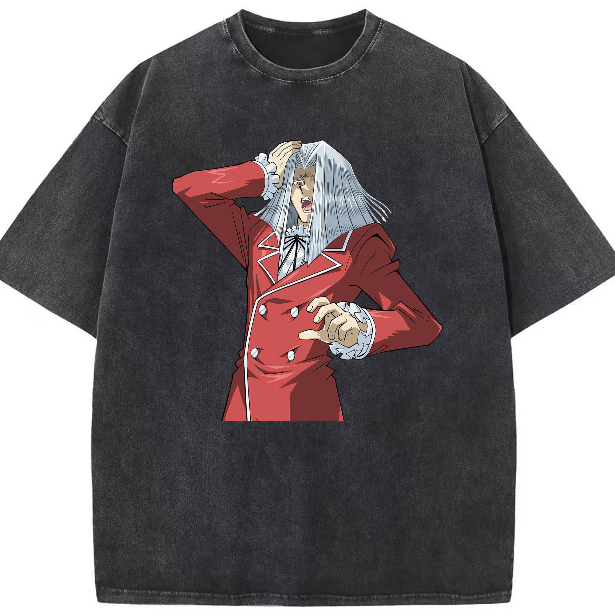 （画像用） 遊☆戯☆王 Yu-Gi-Oh! 綿100% ヴィンテージ風 半袖Tシャツ（フロントプリント）