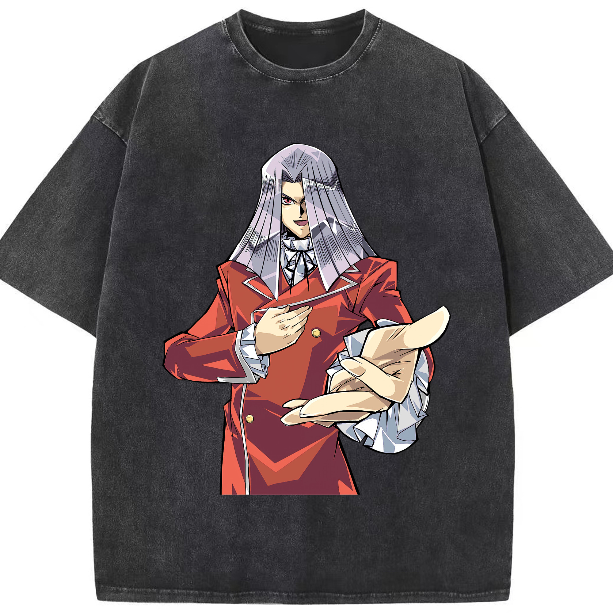 （画像用） 遊☆戯☆王 Yu-Gi-Oh! 綿100% ヴィンテージ風 半袖Tシャツ（フロントプリント）