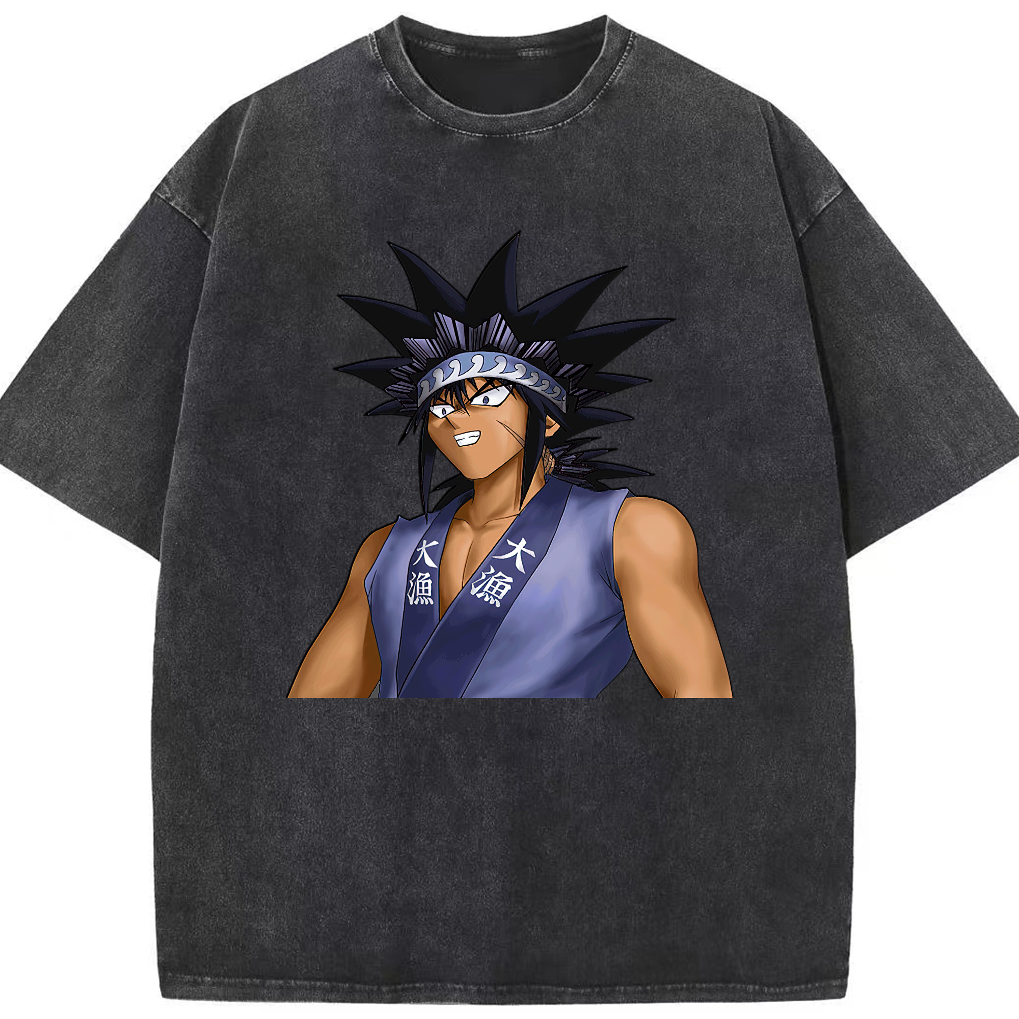 （画像用） 遊☆戯☆王 Yu-Gi-Oh! 綿100% ヴィンテージ風 半袖Tシャツ（フロントプリント）