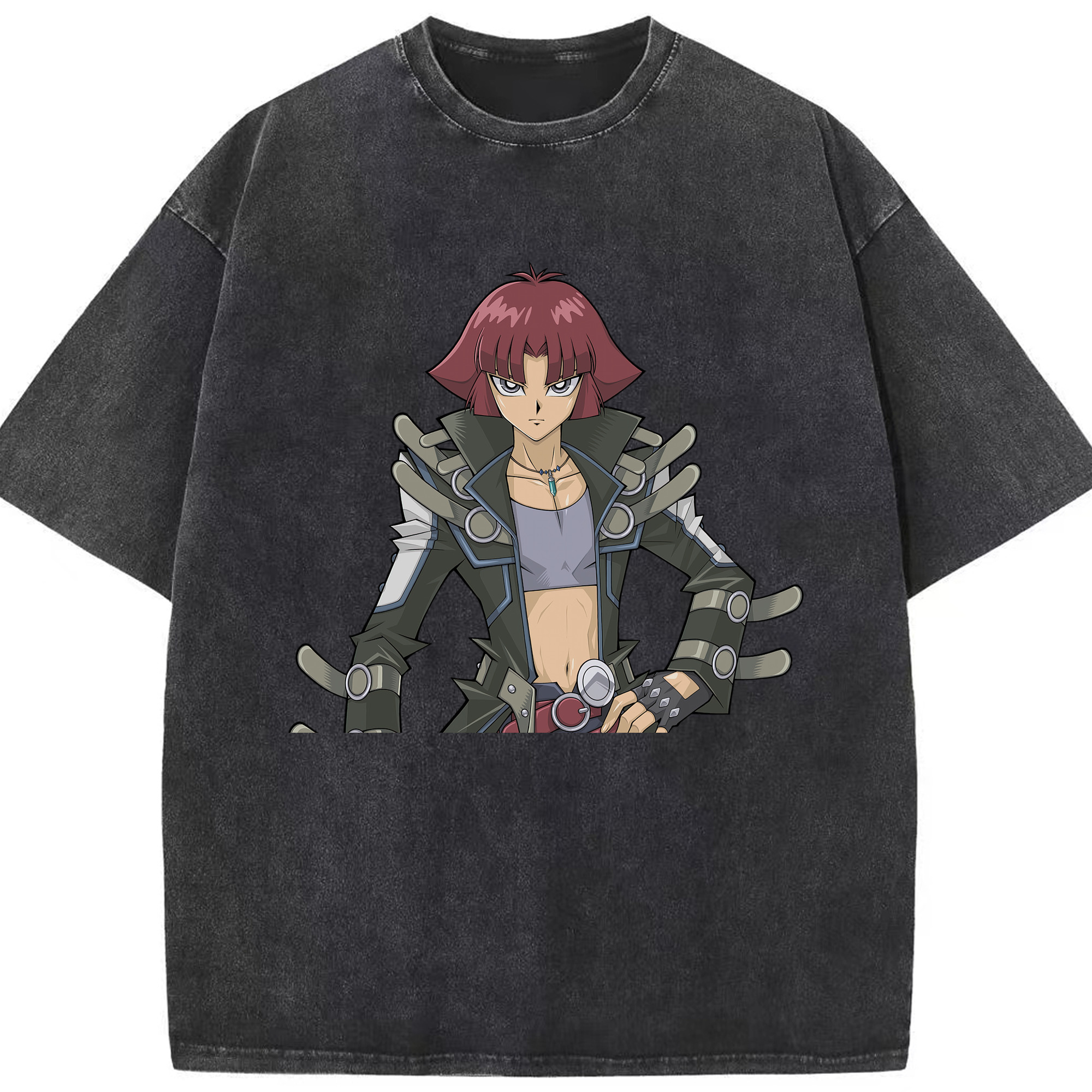 （画像用） 遊☆戯☆王 Yu-Gi-Oh! 綿100% ヴィンテージ風 半袖Tシャツ（フロントプリント）