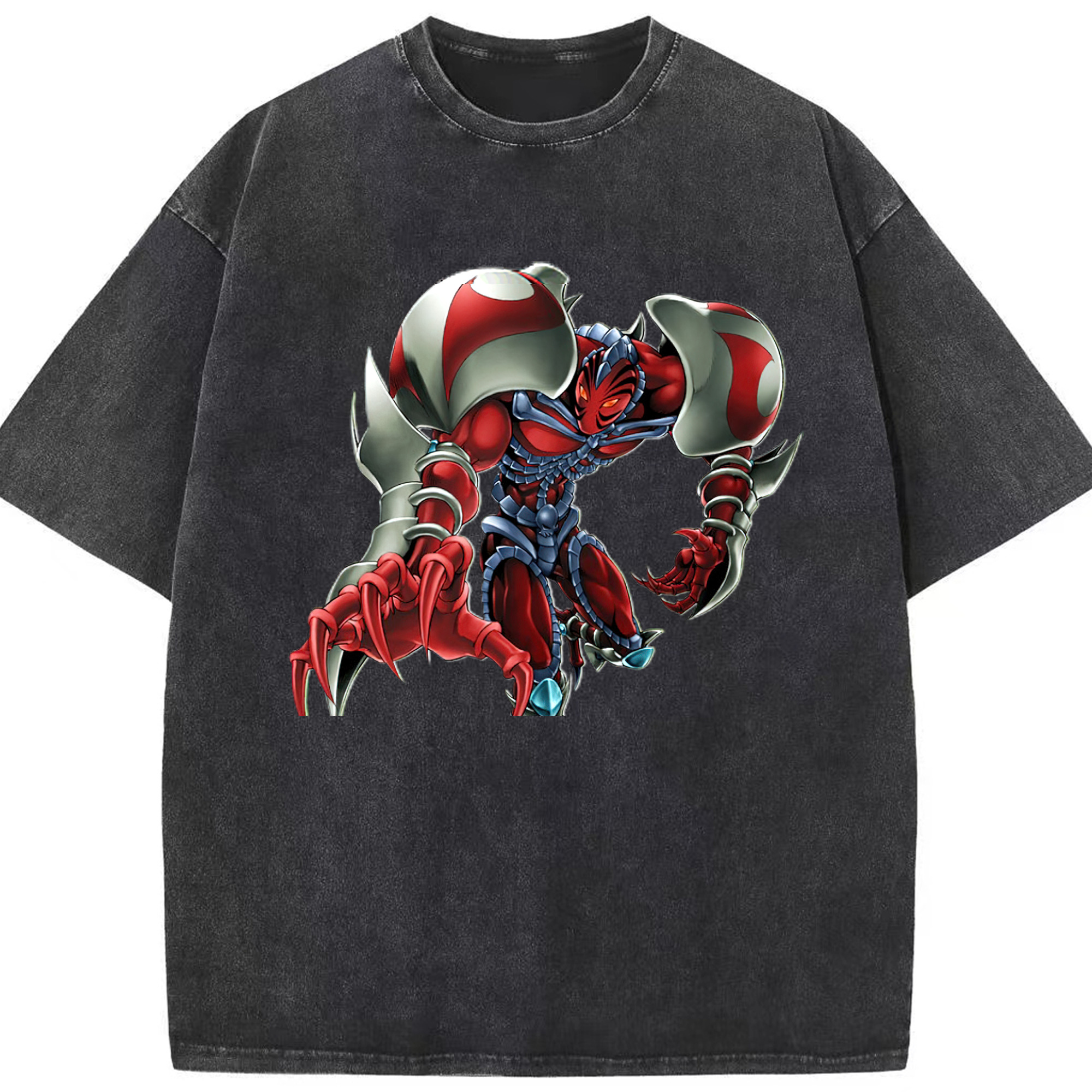 （画像用） 遊☆戯☆王 Yu-Gi-Oh! 綿100% ヴィンテージ風 半袖Tシャツ（フロントプリント）