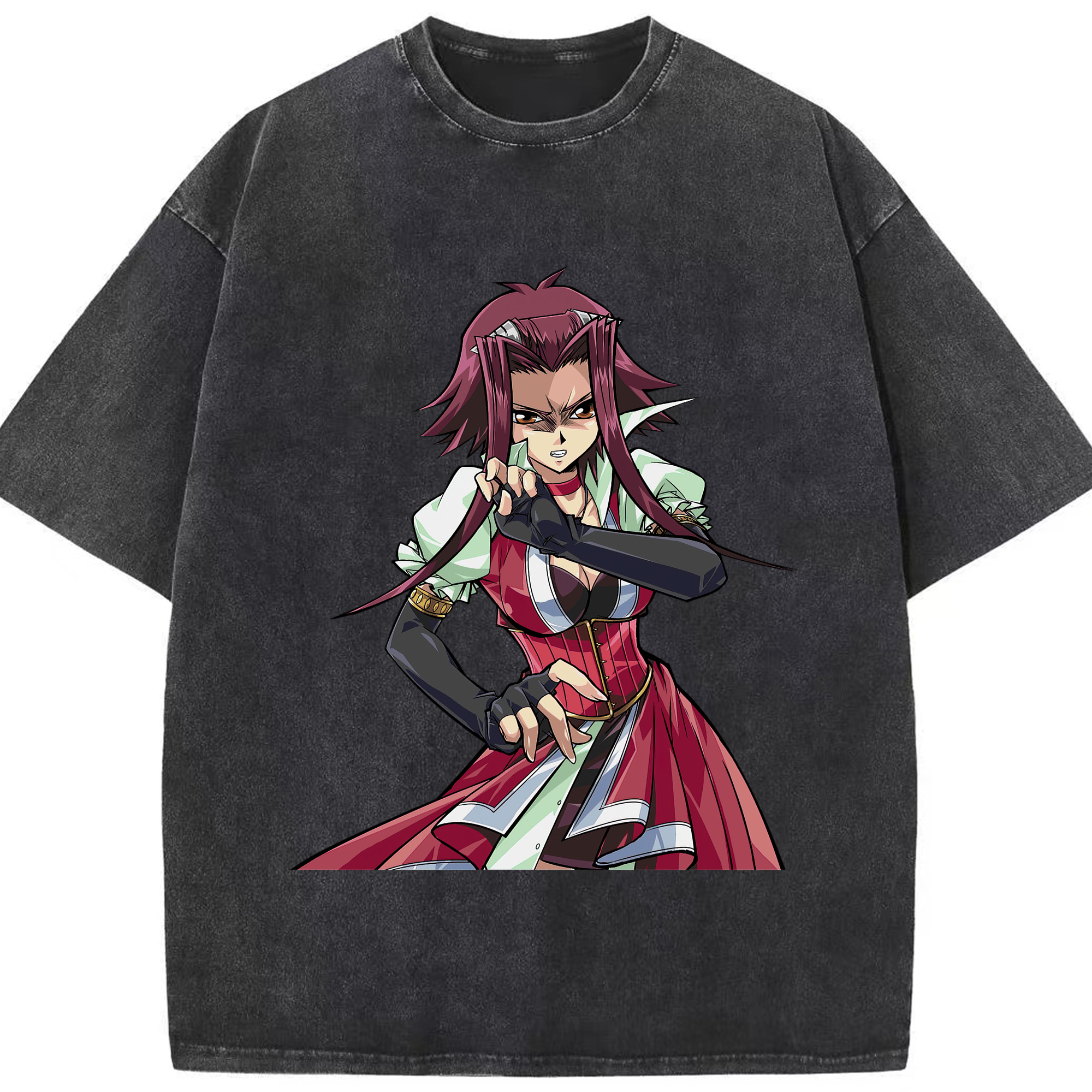 （画像用） 遊☆戯☆王 Yu-Gi-Oh! 綿100% ヴィンテージ風 半袖Tシャツ（フロントプリント）