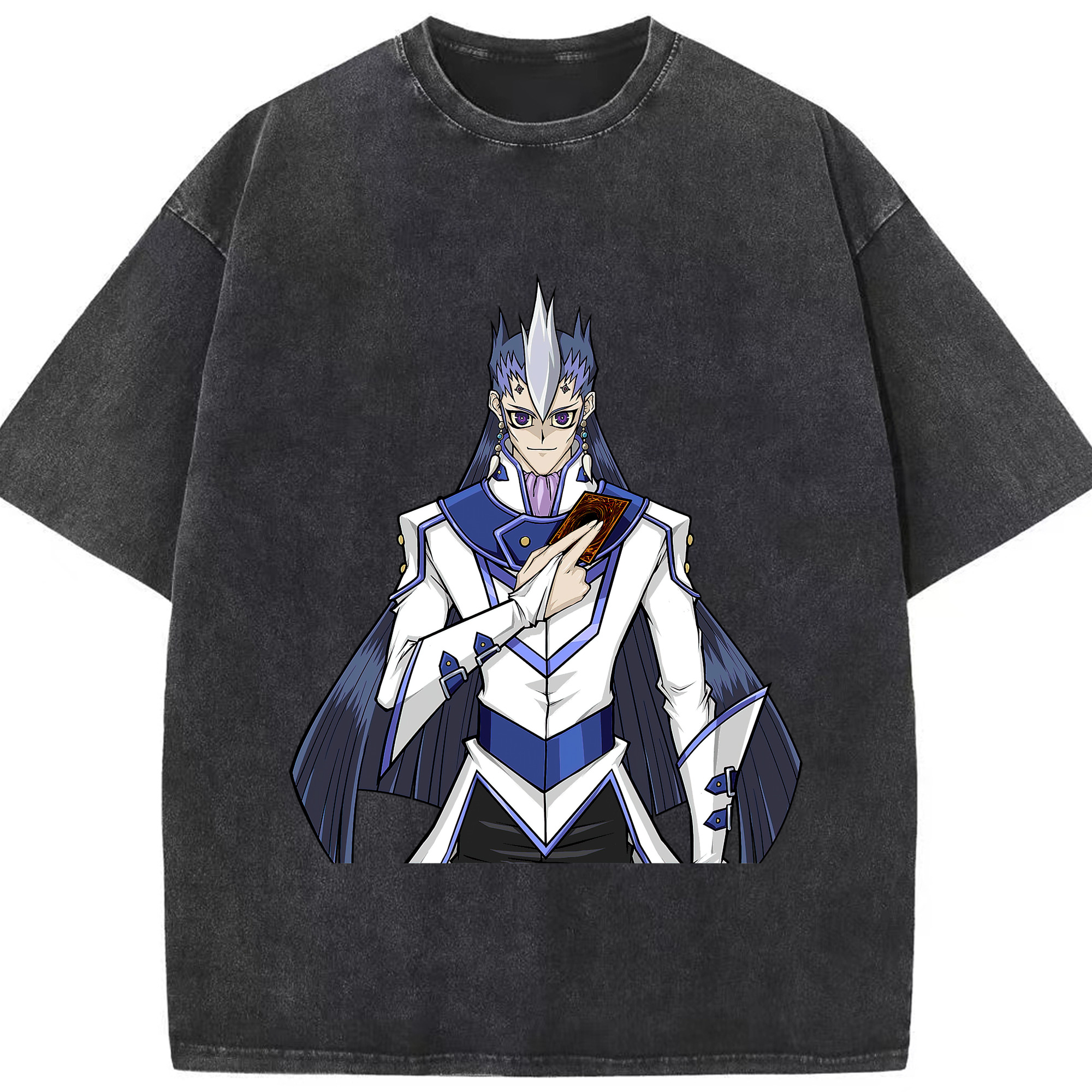 （画像用） 遊☆戯☆王 Yu-Gi-Oh! 綿100% ヴィンテージ風 半袖Tシャツ（フロントプリント）