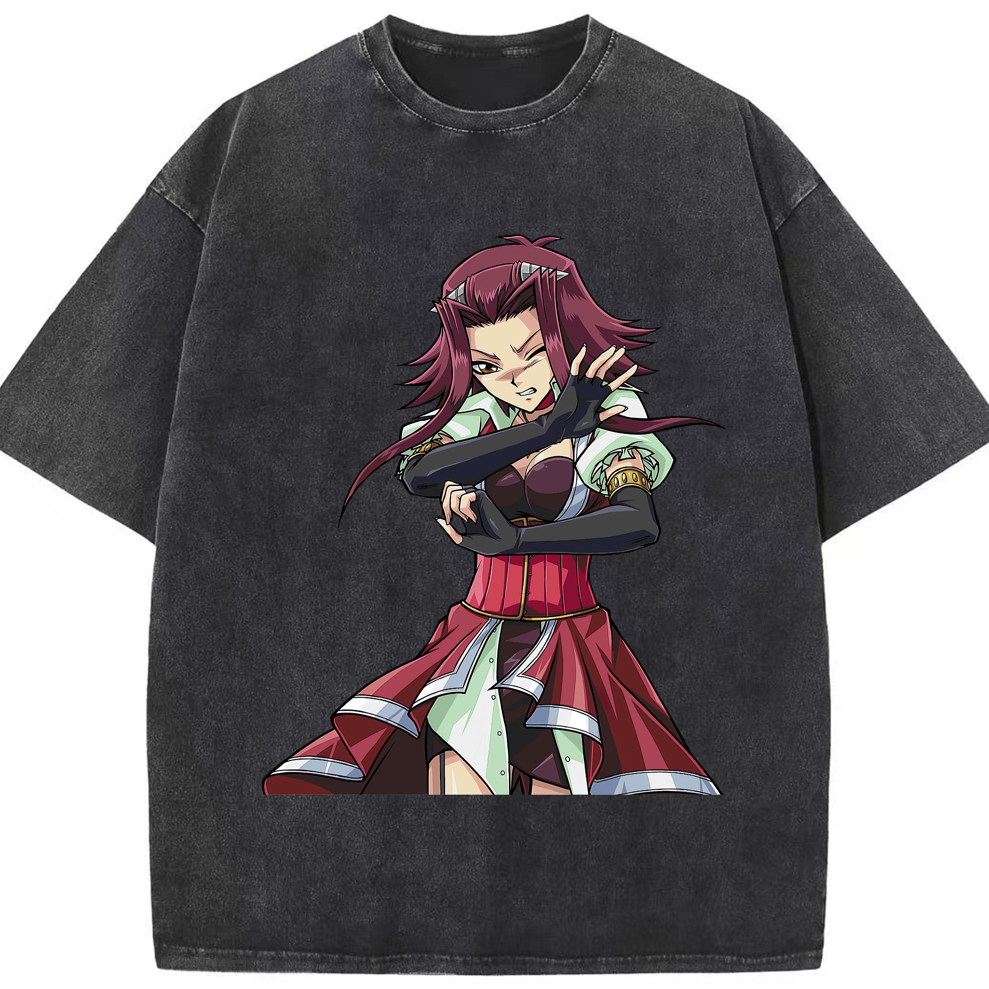 （画像用） 遊☆戯☆王 Yu-Gi-Oh! 綿100% ヴィンテージ風 半袖Tシャツ（フロントプリント）