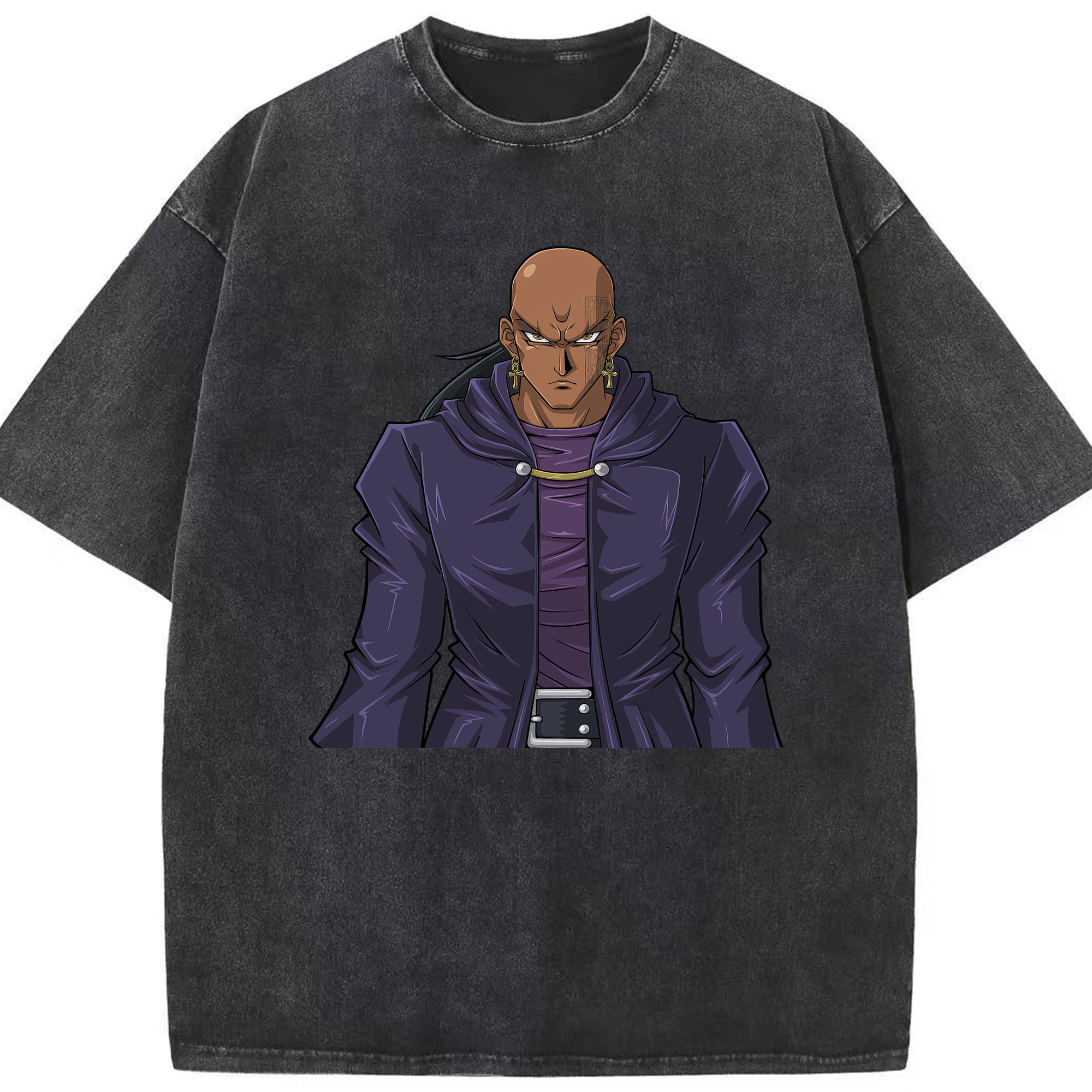 （画像用） 遊☆戯☆王 Yu-Gi-Oh! 綿100% ヴィンテージ風 半袖Tシャツ（フロントプリント）