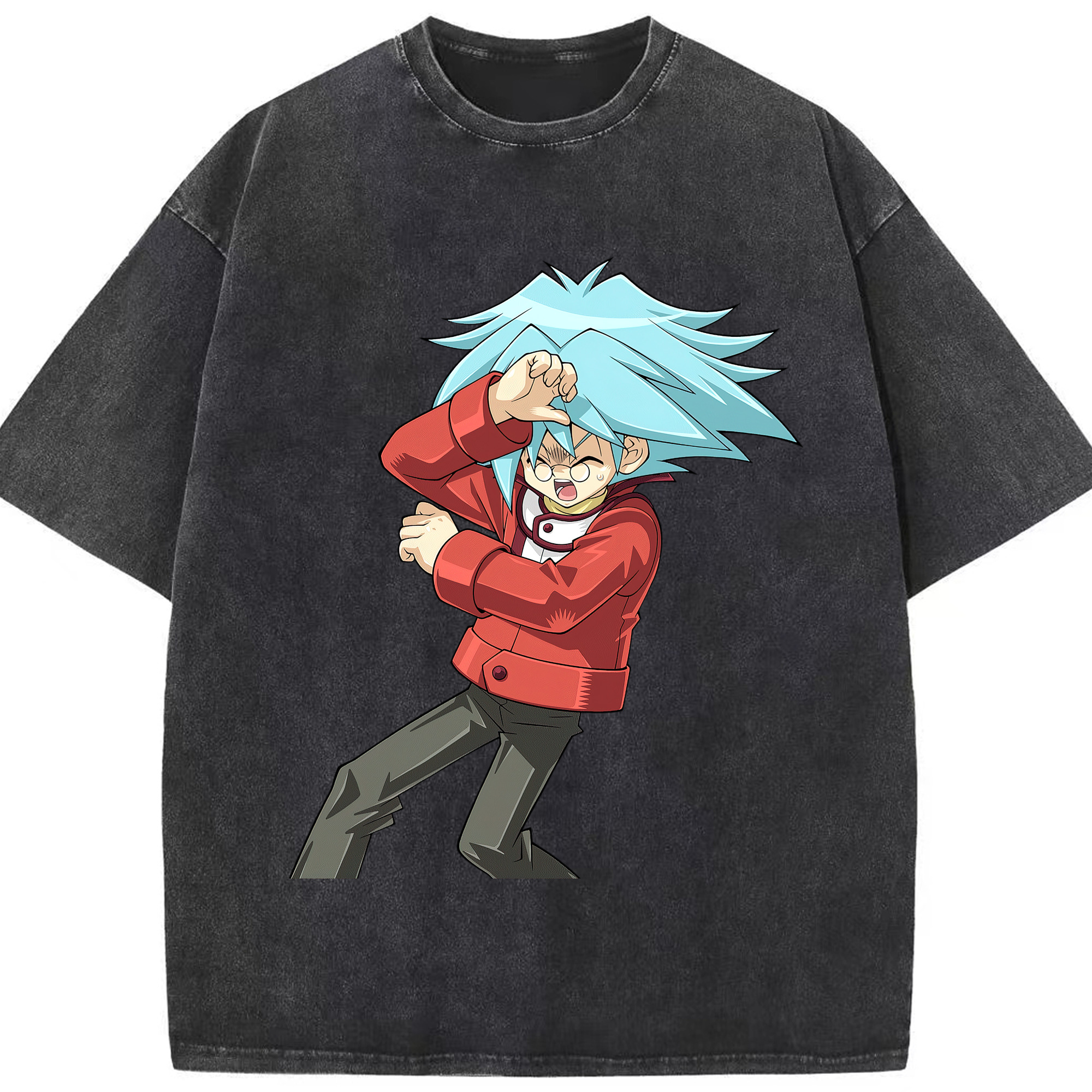 （画像用） 遊☆戯☆王 Yu-Gi-Oh! 綿100% ヴィンテージ風 半袖Tシャツ（フロントプリント）