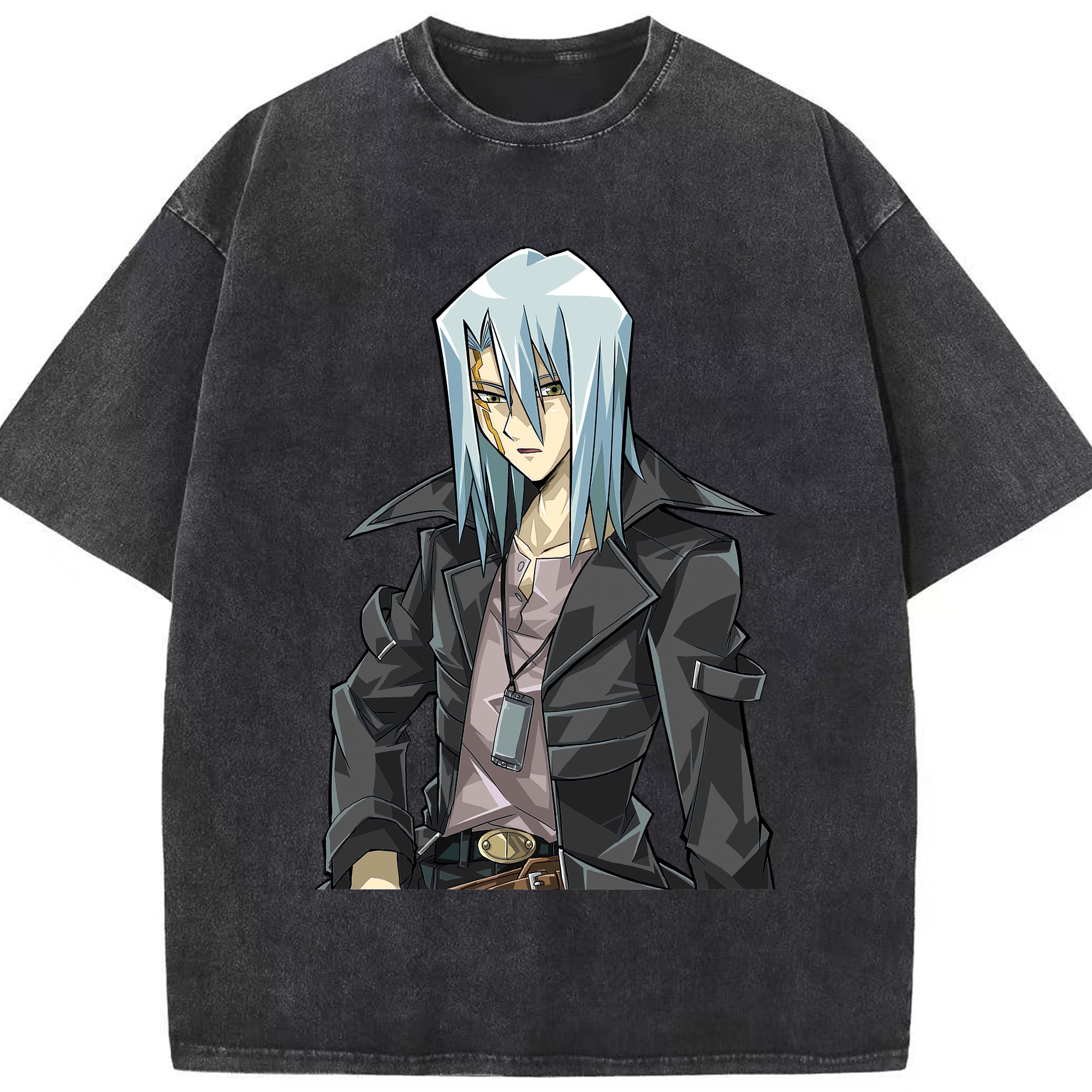 （画像用） 遊☆戯☆王 Yu-Gi-Oh! 綿100% ヴィンテージ風 半袖Tシャツ（フロントプリント）
