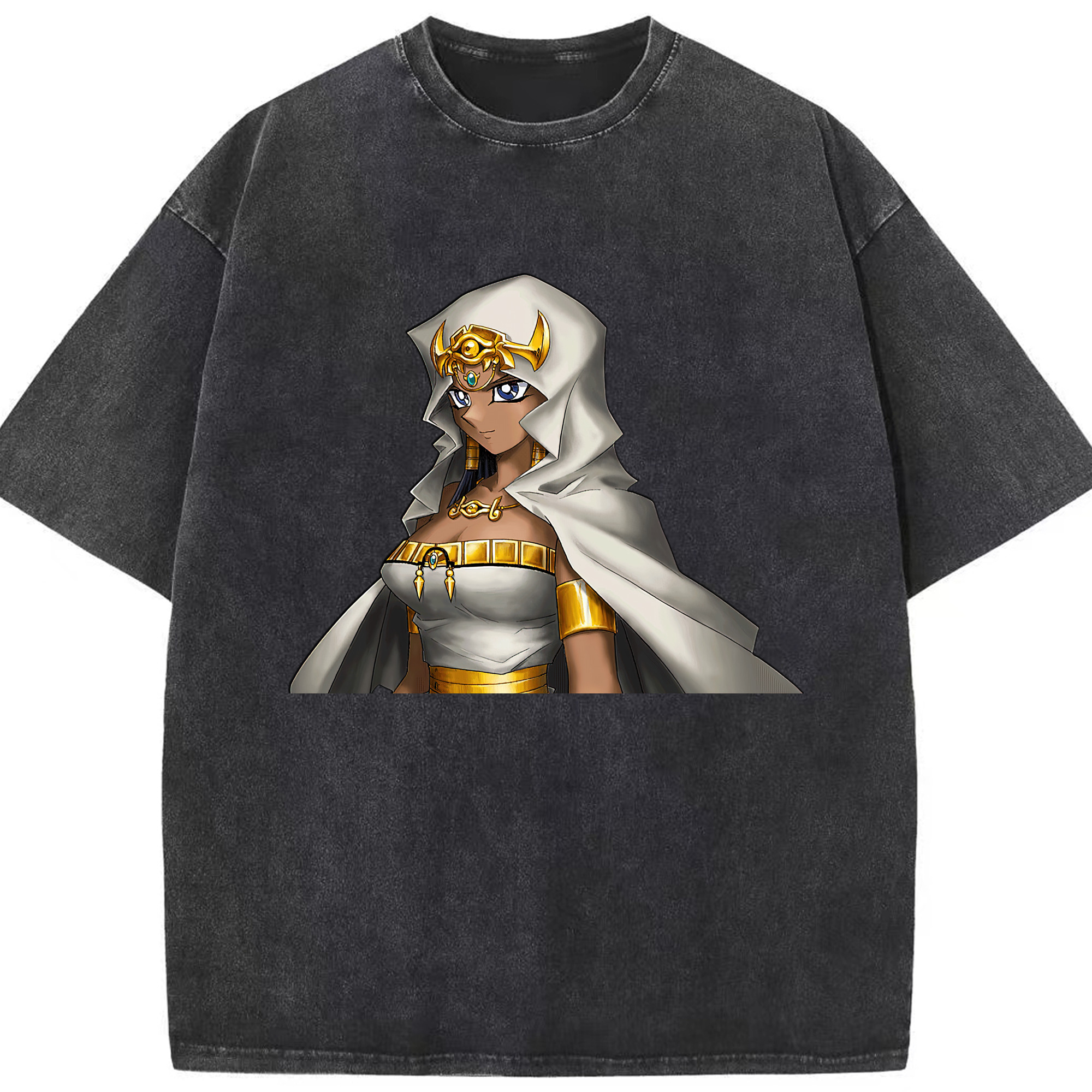 （画像用） 遊☆戯☆王 Yu-Gi-Oh! 綿100% ヴィンテージ風 半袖Tシャツ（フロントプリント）