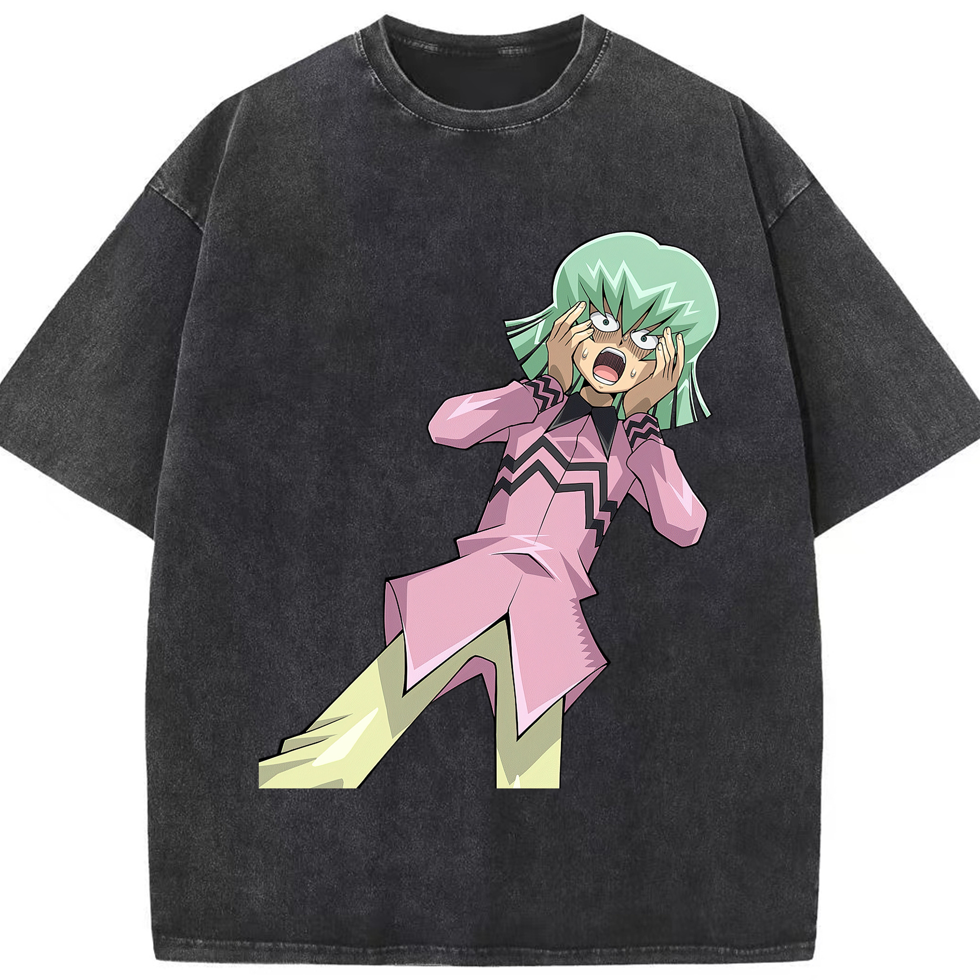 （画像用） 遊☆戯☆王 Yu-Gi-Oh! 綿100% ヴィンテージ風 半袖Tシャツ（フロントプリント）