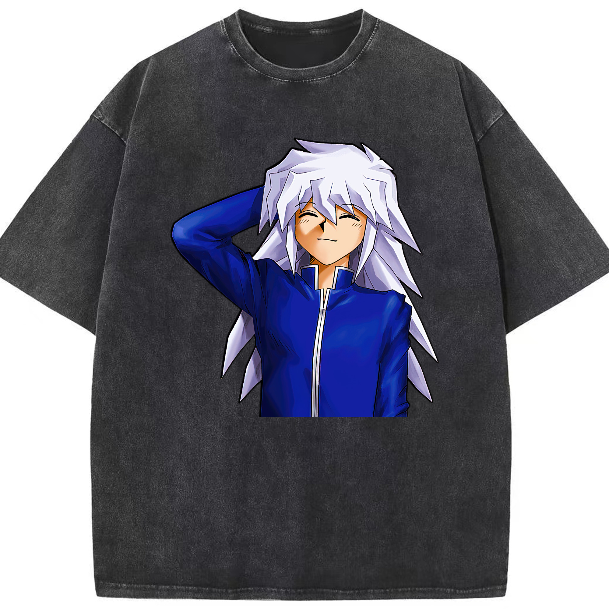 （画像用） 遊☆戯☆王 Yu-Gi-Oh! 綿100% ヴィンテージ風 半袖Tシャツ（フロントプリント）