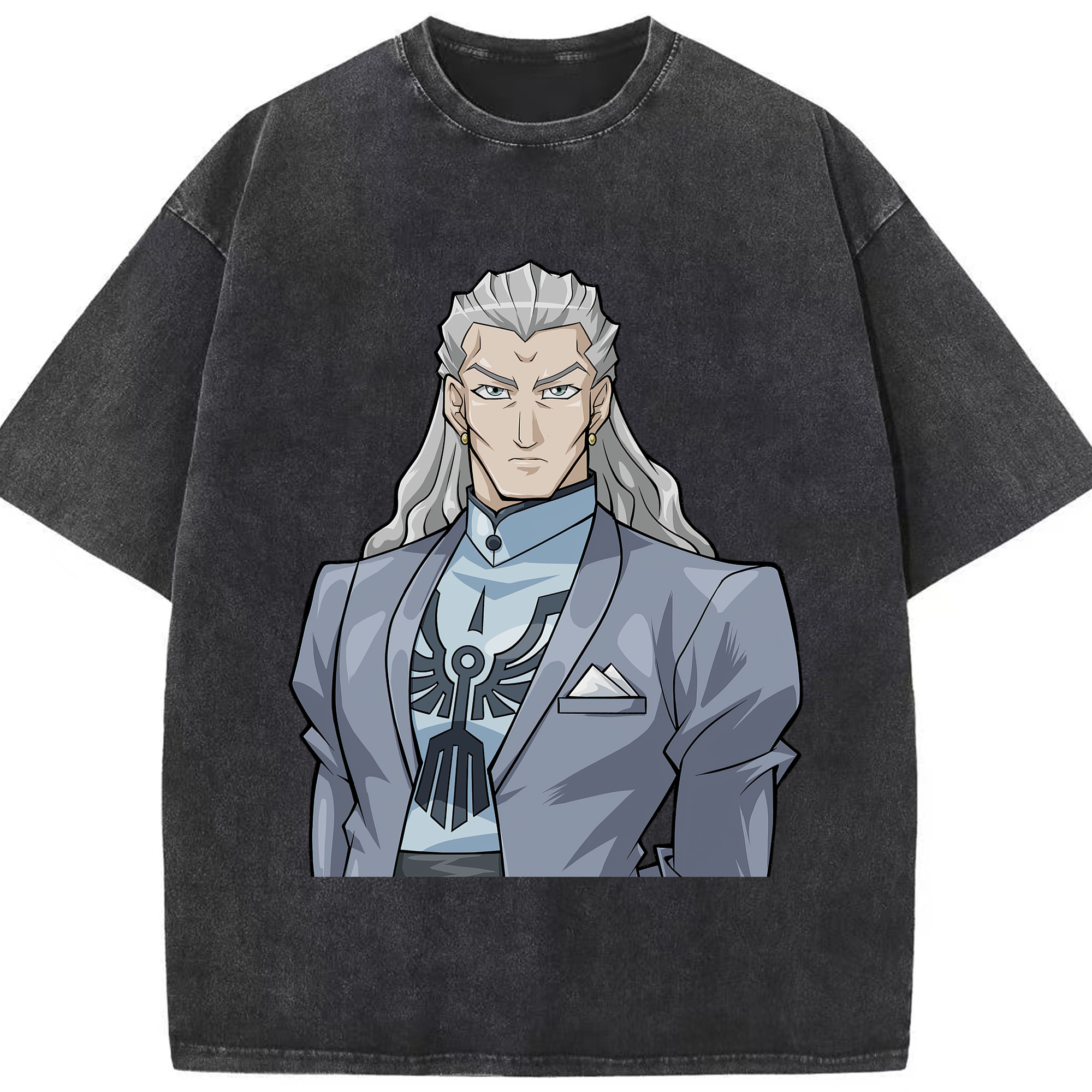 （画像用） 遊☆戯☆王 Yu-Gi-Oh! 綿100% ヴィンテージ風 半袖Tシャツ（フロントプリント）