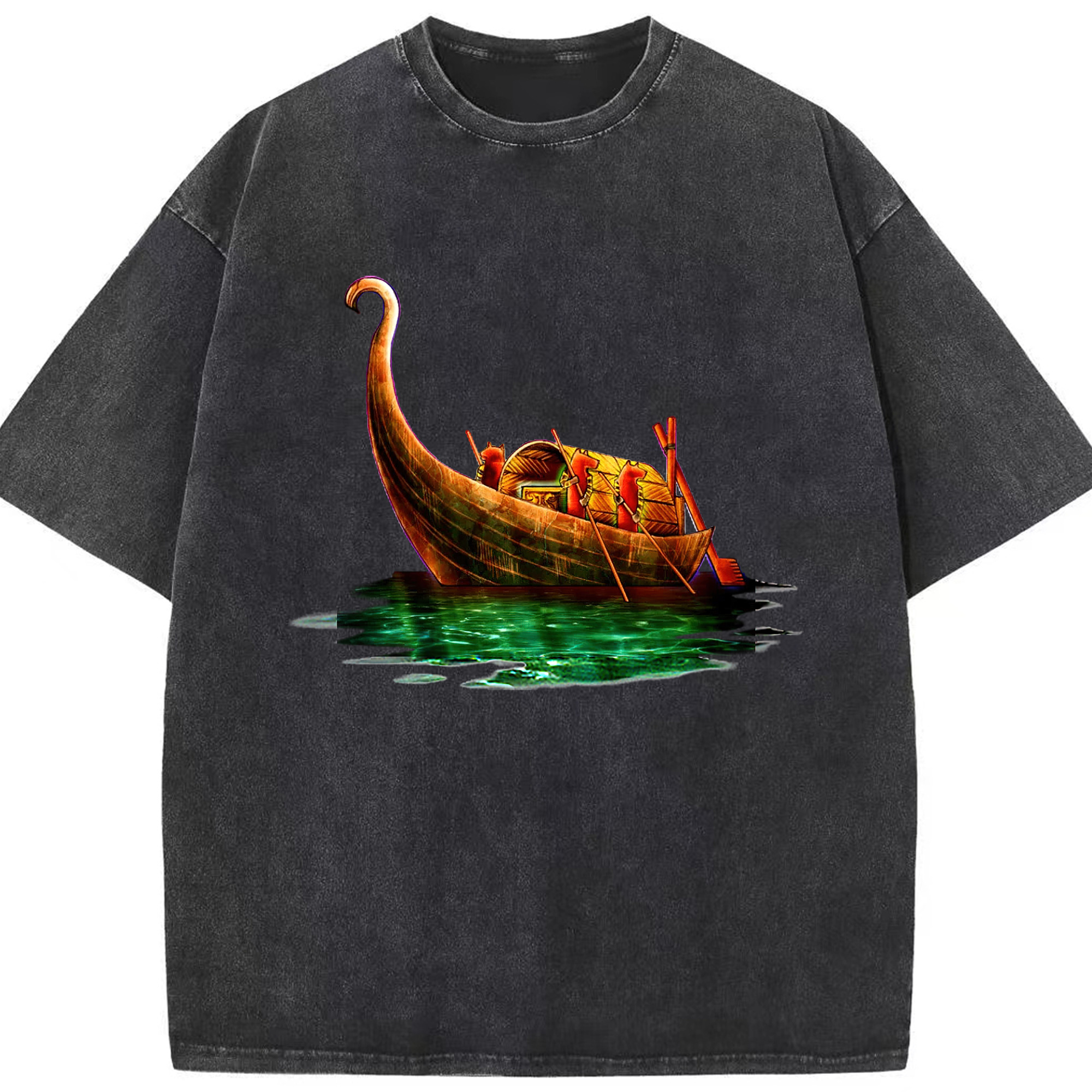 （画像用） 遊☆戯☆王 Yu-Gi-Oh! 綿100% ヴィンテージ風 半袖Tシャツ（フロントプリント）