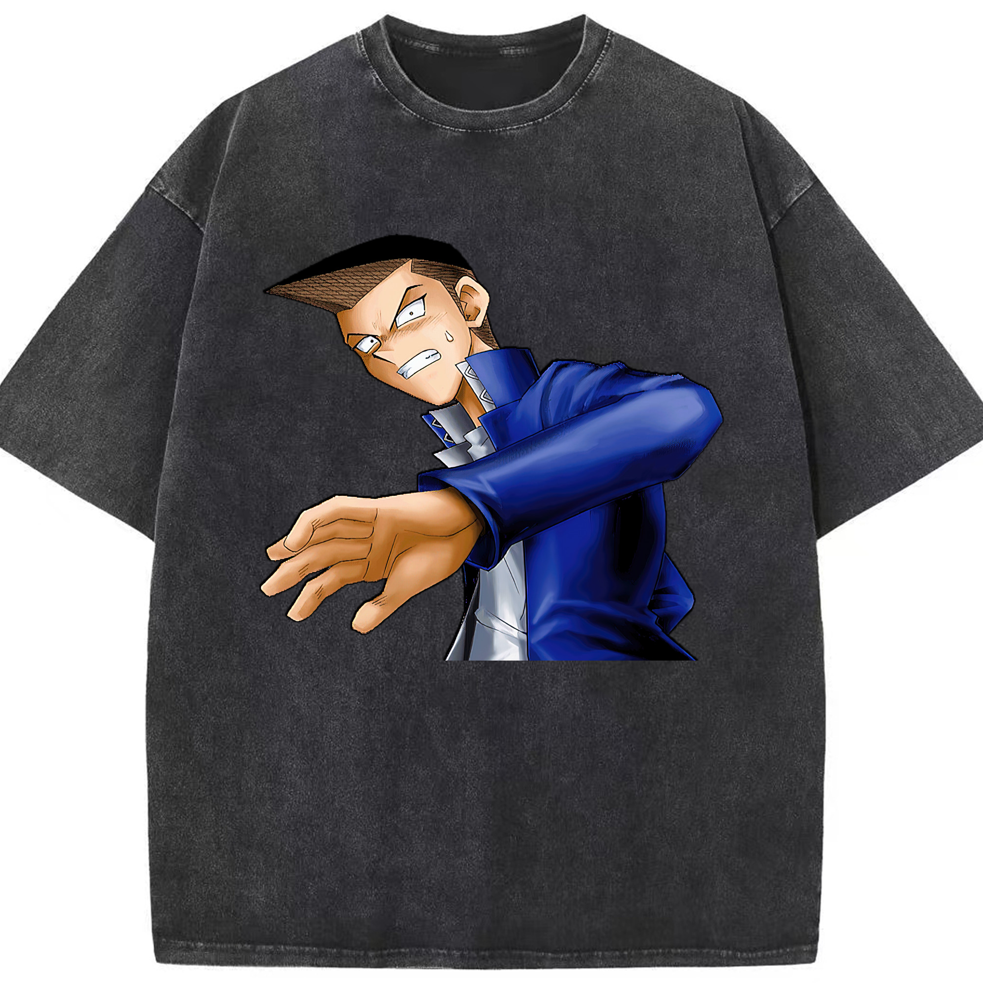 （画像用） 遊☆戯☆王 Yu-Gi-Oh! 綿100% ヴィンテージ風 半袖Tシャツ（フロントプリント）