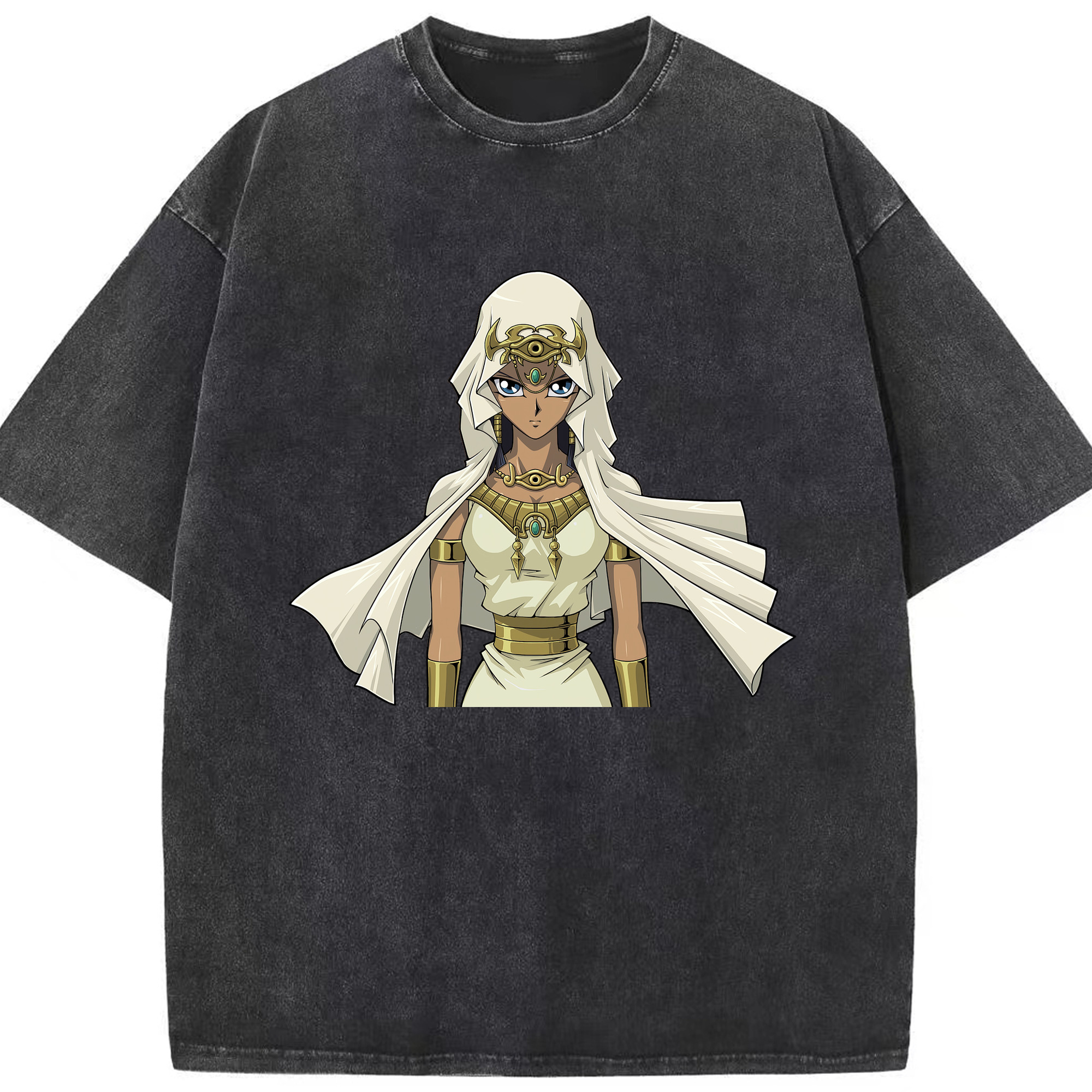 （画像用） 遊☆戯☆王 Yu-Gi-Oh! 綿100% ヴィンテージ風 半袖Tシャツ（フロントプリント）