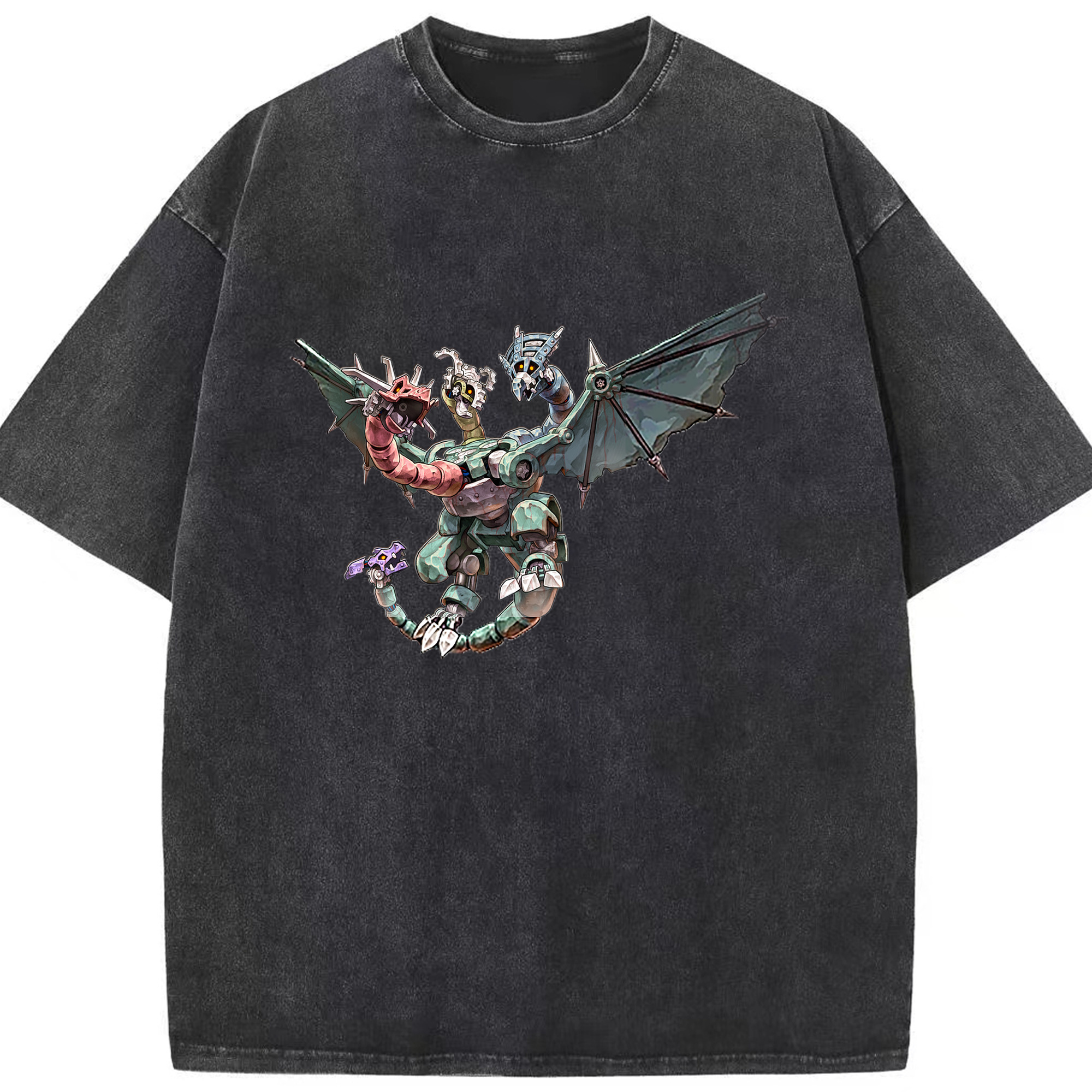 （画像用） 遊☆戯☆王 Yu-Gi-Oh! 綿100% ヴィンテージ風 半袖Tシャツ（フロントプリント）