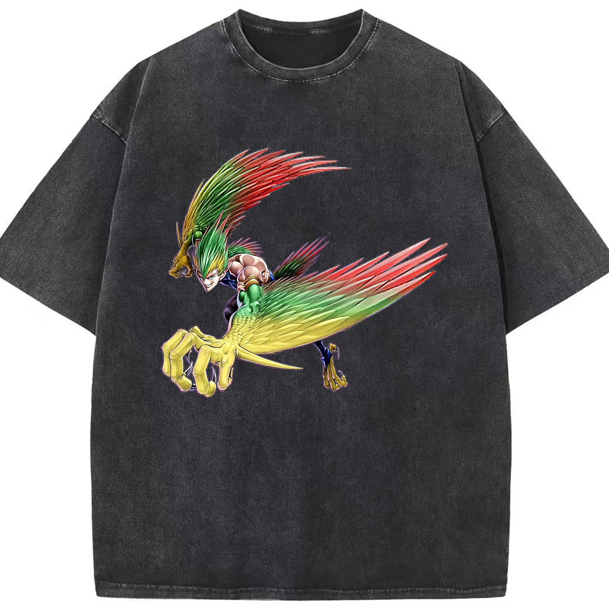 （画像用） 遊☆戯☆王 Yu-Gi-Oh! 綿100% ヴィンテージ風 半袖Tシャツ（フロントプリント）