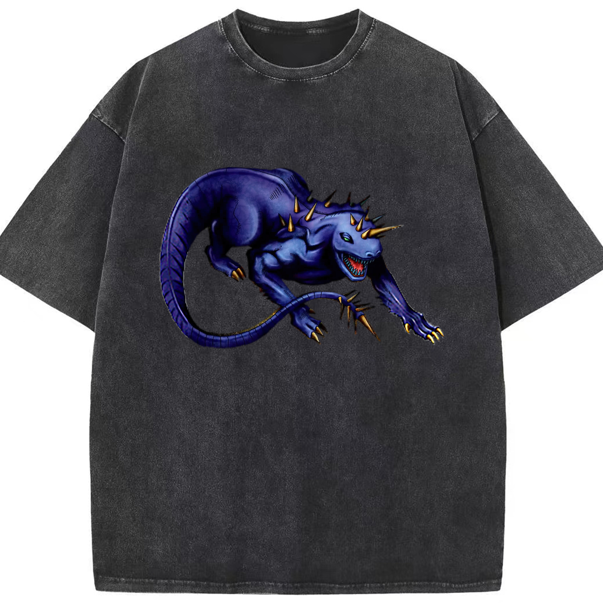 （画像用） 遊☆戯☆王 Yu-Gi-Oh! 綿100% ヴィンテージ風 半袖Tシャツ（フロントプリント）