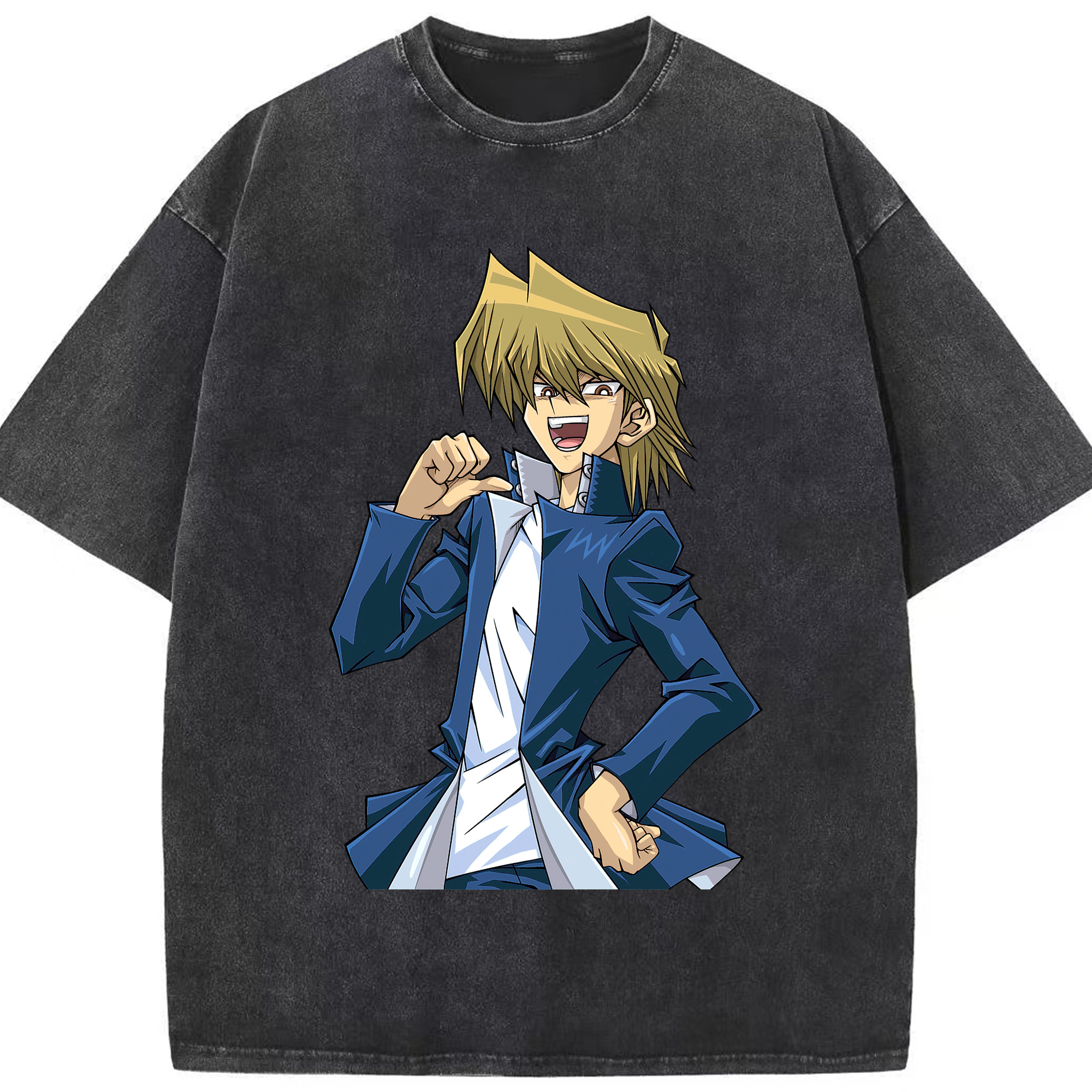 （画像用） 遊☆戯☆王 Yu-Gi-Oh! 綿100% ヴィンテージ風 半袖Tシャツ（フロントプリント）