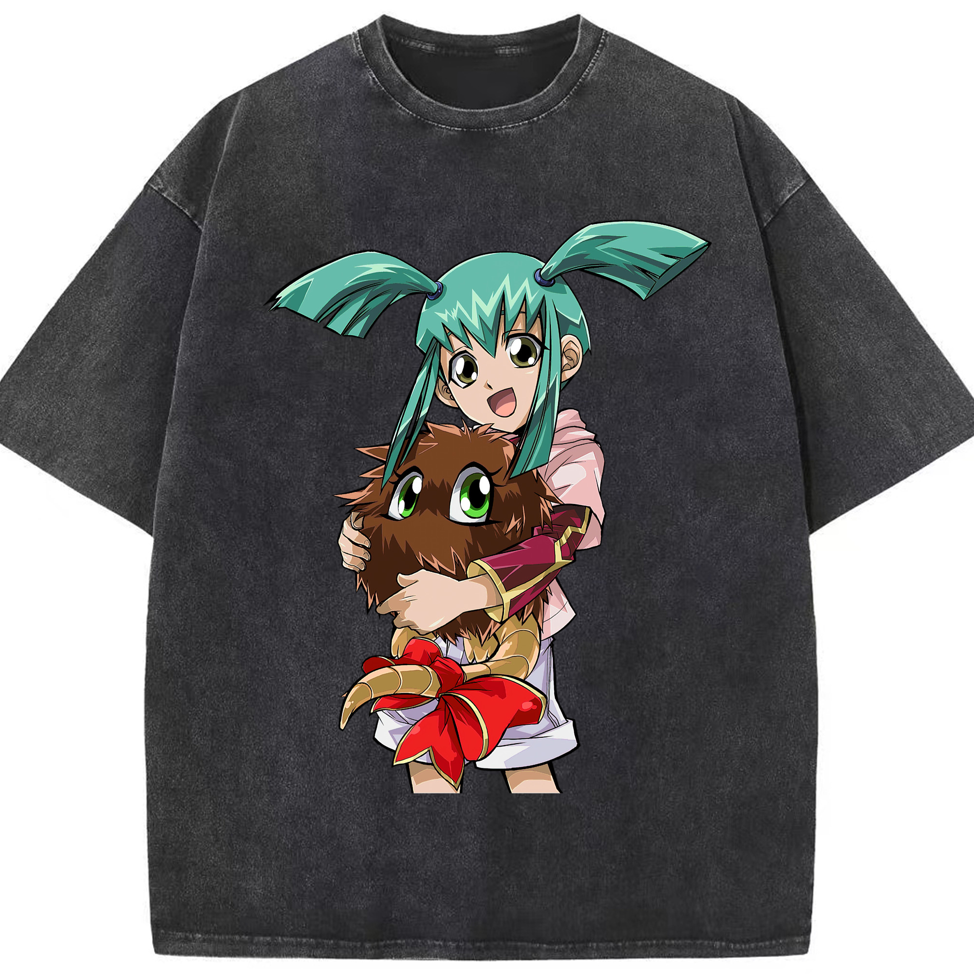 （画像用） 遊☆戯☆王 Yu-Gi-Oh! 綿100% ヴィンテージ風 半袖Tシャツ（フロントプリント）