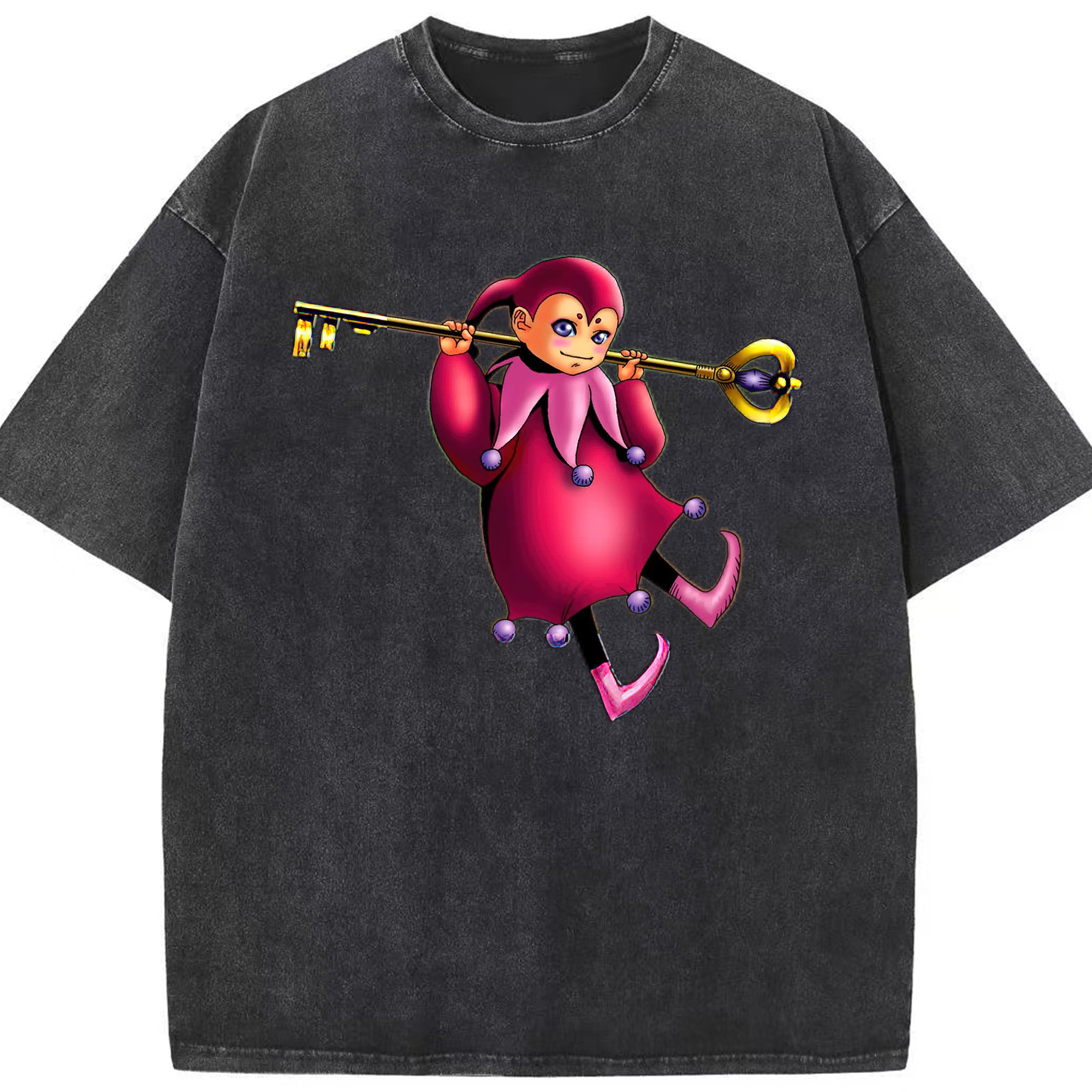 （画像用） 遊☆戯☆王 Yu-Gi-Oh! 綿100% ヴィンテージ風 半袖Tシャツ（フロントプリント）