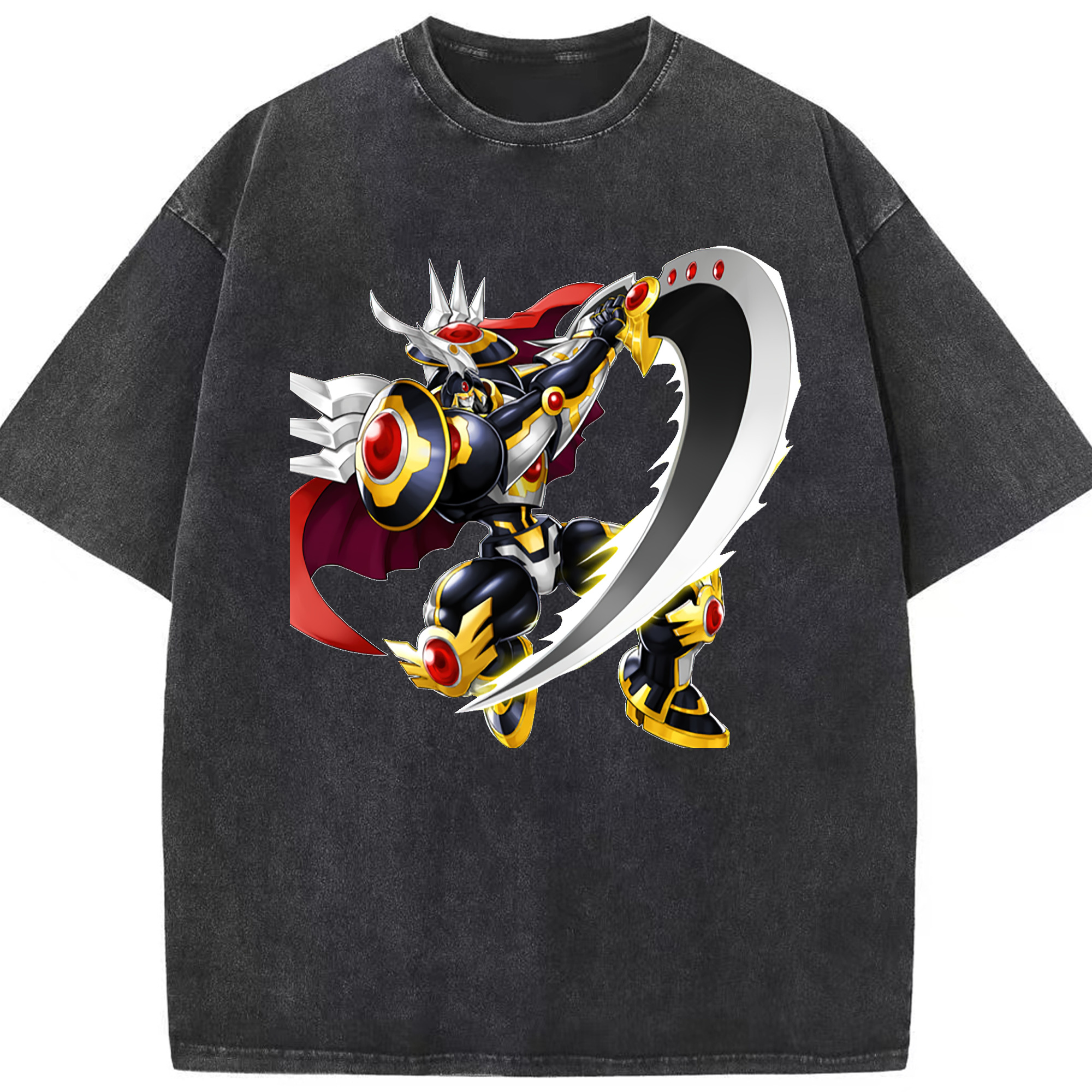 （画像用） 遊☆戯☆王 Yu-Gi-Oh! 綿100% ヴィンテージ風 半袖Tシャツ（フロントプリント）