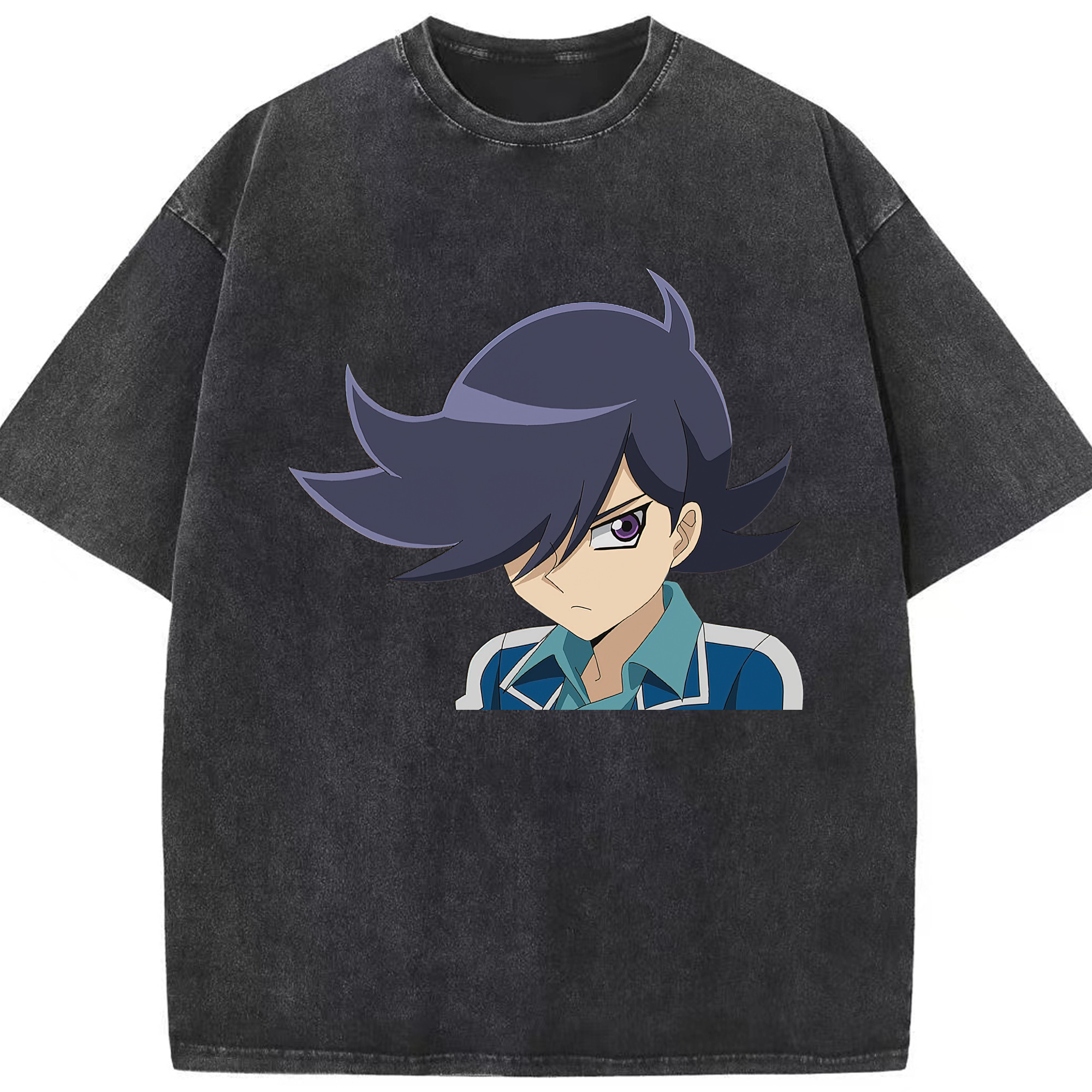 （画像用） 遊☆戯☆王 Yu-Gi-Oh! 綿100% ヴィンテージ風 半袖Tシャツ（フロントプリント）
