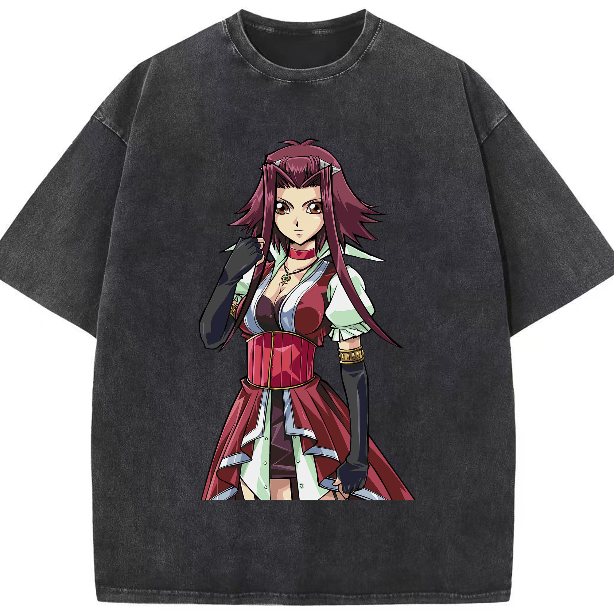 （画像用） 遊☆戯☆王 Yu-Gi-Oh! 綿100% ヴィンテージ風 半袖Tシャツ（フロントプリント）