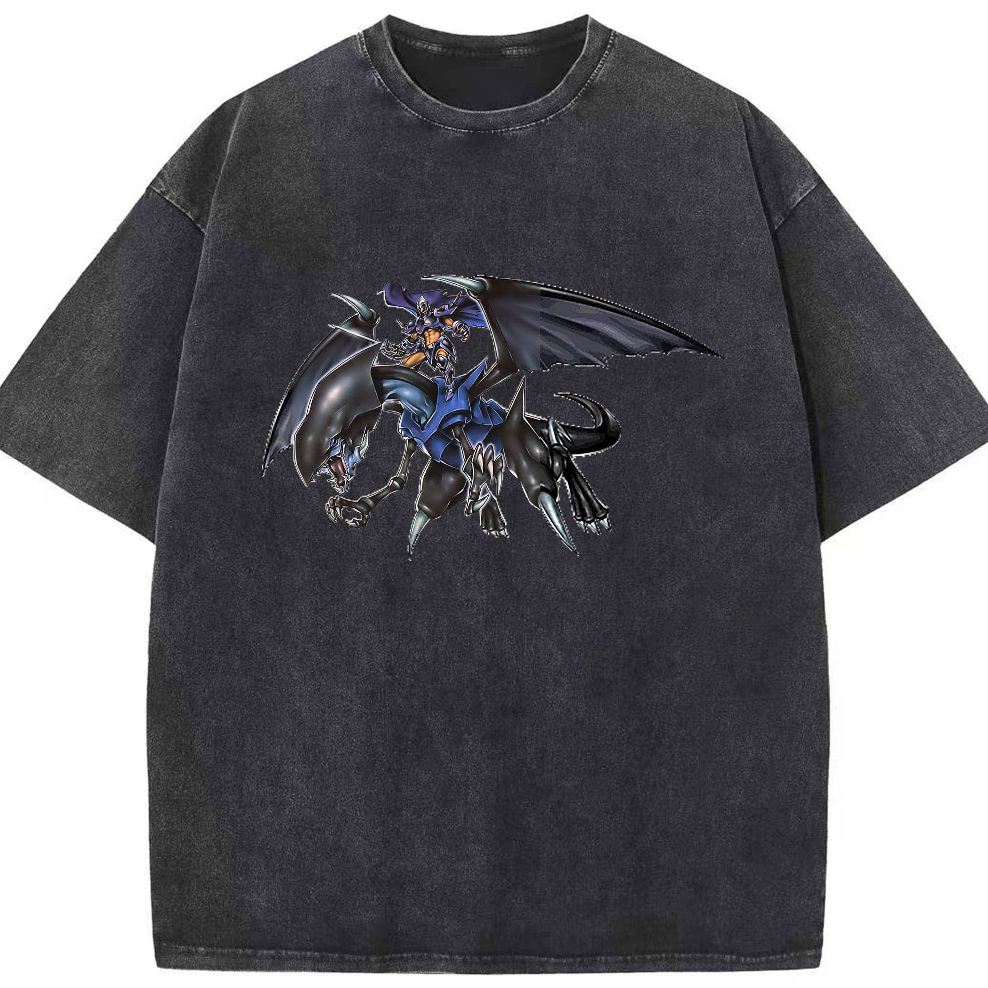 （画像用） 遊☆戯☆王 Yu-Gi-Oh! 綿100% ヴィンテージ風 半袖Tシャツ（フロントプリント）