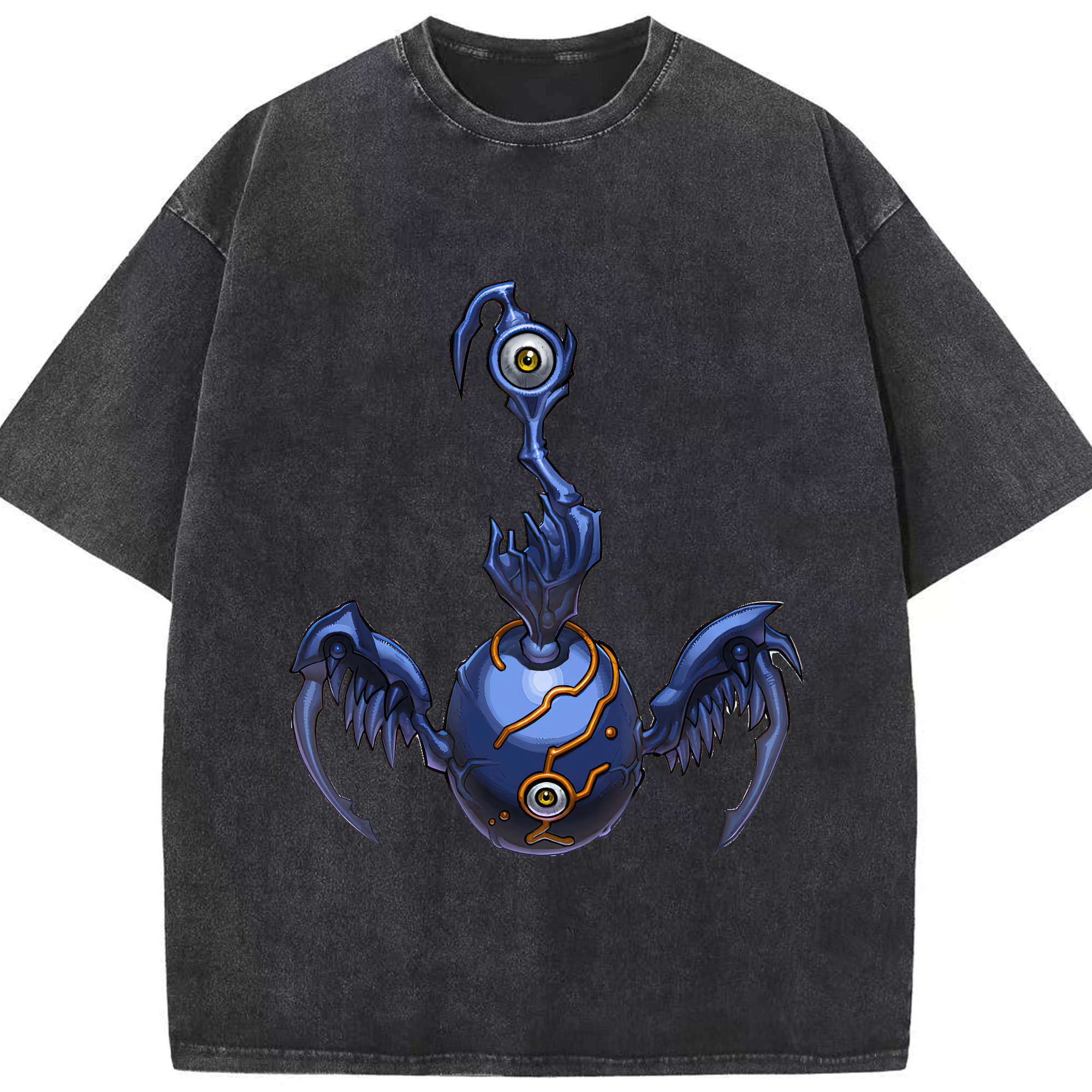 （画像用） 遊☆戯☆王 Yu-Gi-Oh! 綿100% ヴィンテージ風 半袖Tシャツ（フロントプリント）