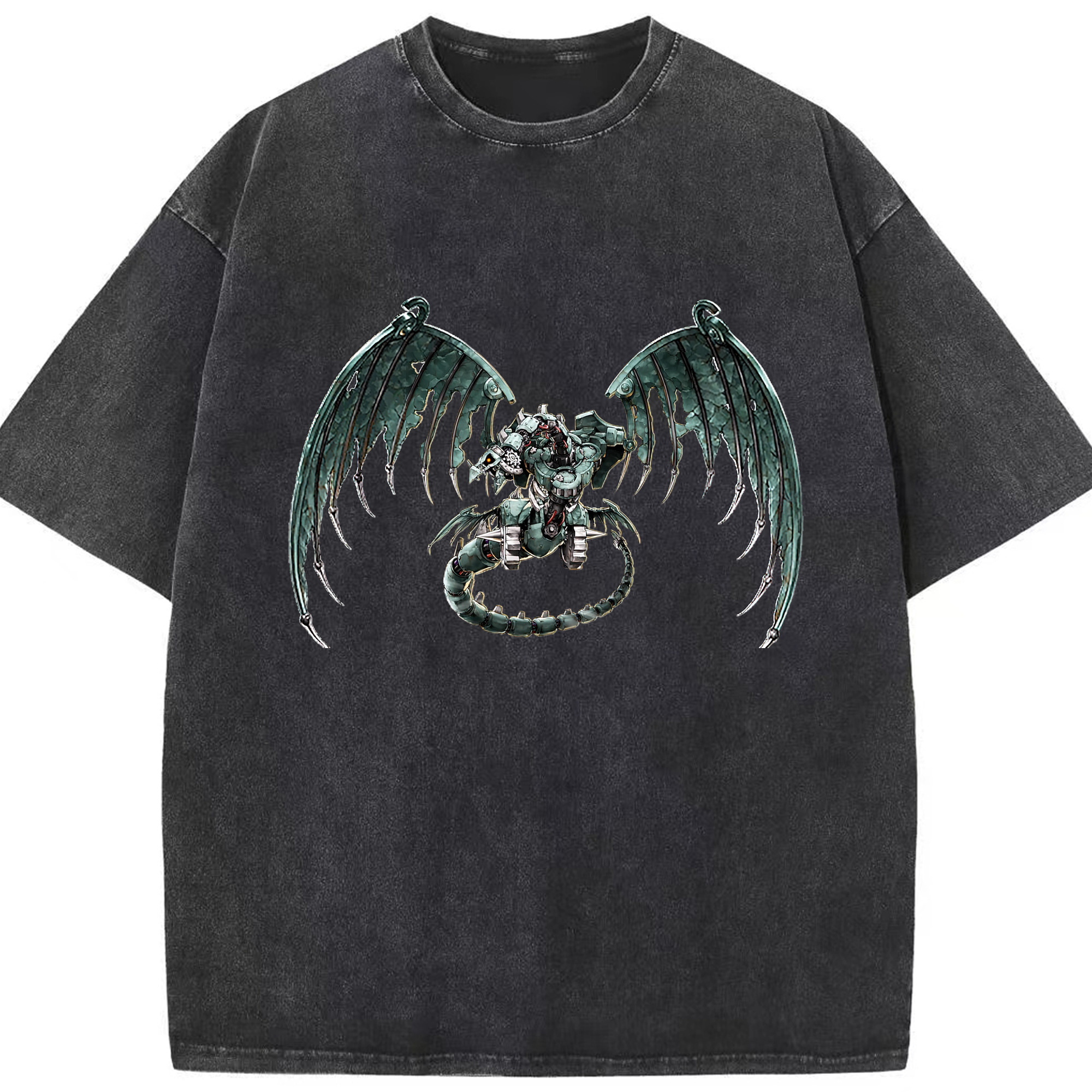 （画像用） 遊☆戯☆王 Yu-Gi-Oh! 綿100% ヴィンテージ風 半袖Tシャツ（フロントプリント）