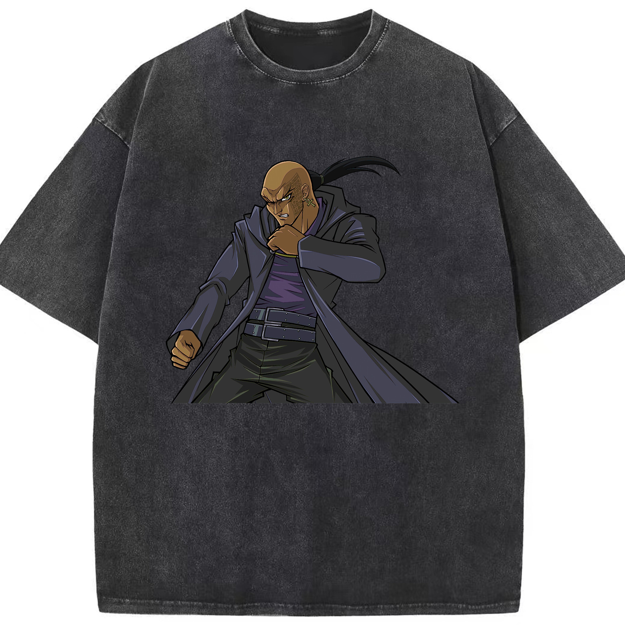 （画像用） 遊☆戯☆王 Yu-Gi-Oh! 綿100% ヴィンテージ風 半袖Tシャツ（フロントプリント）
