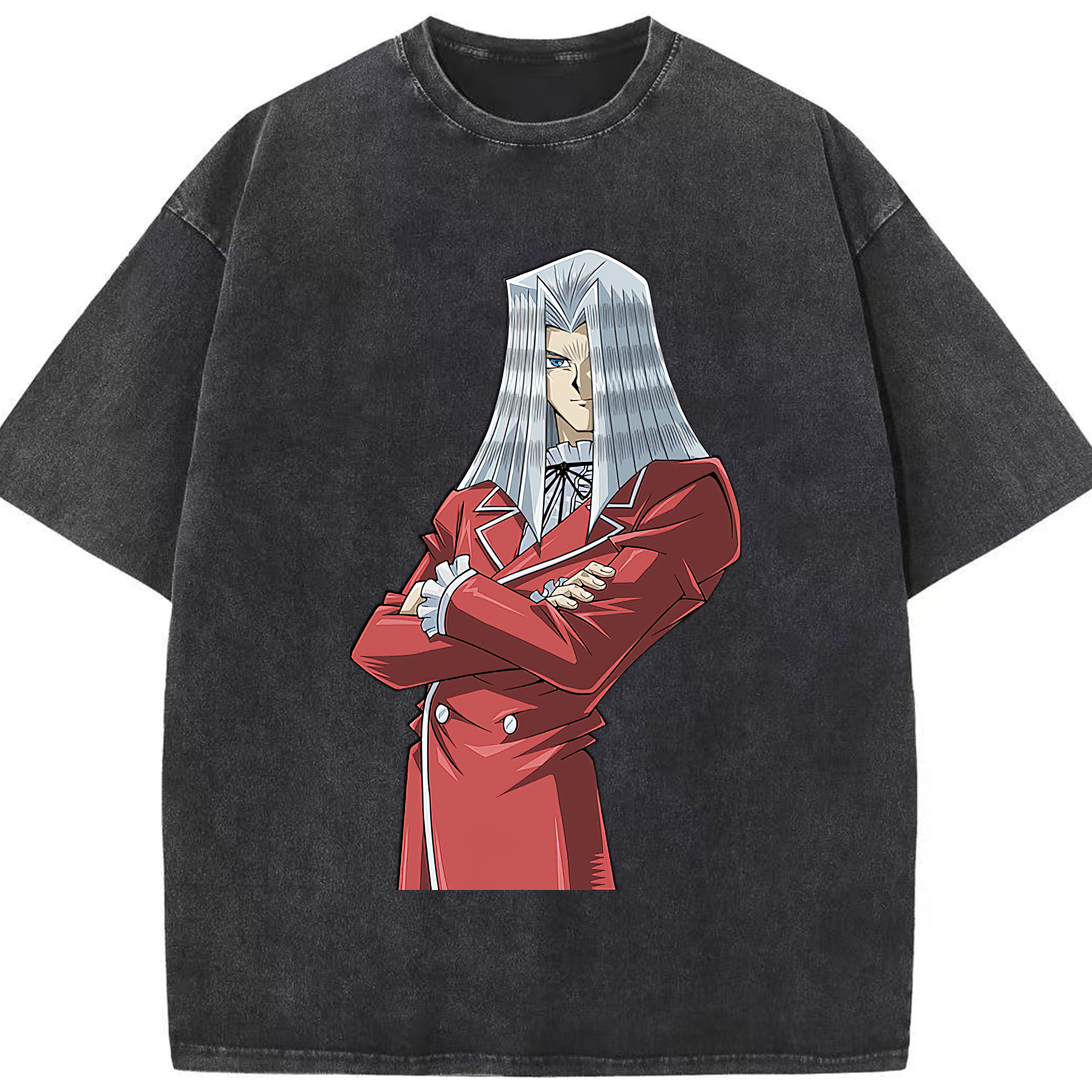 （画像用） 遊☆戯☆王 Yu-Gi-Oh! 綿100% ヴィンテージ風 半袖Tシャツ（フロントプリント）