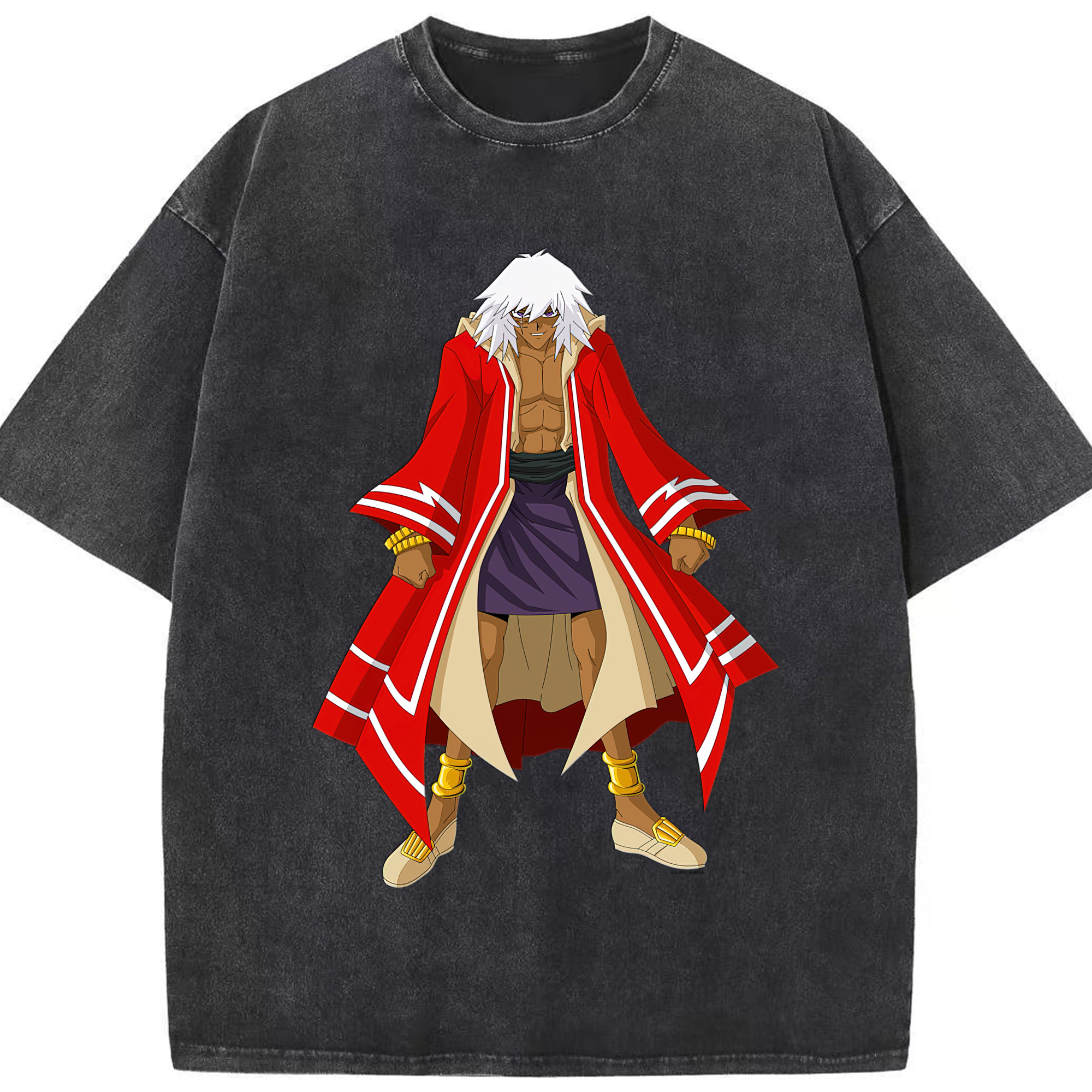 （画像用） 遊☆戯☆王 Yu-Gi-Oh! 綿100% ヴィンテージ風 半袖Tシャツ（フロントプリント）