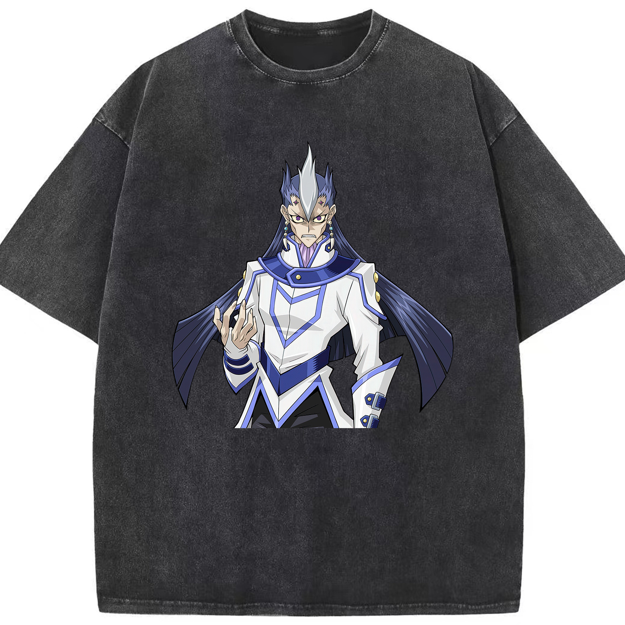 （画像用） 遊☆戯☆王 Yu-Gi-Oh! 綿100% ヴィンテージ風 半袖Tシャツ（フロントプリント）