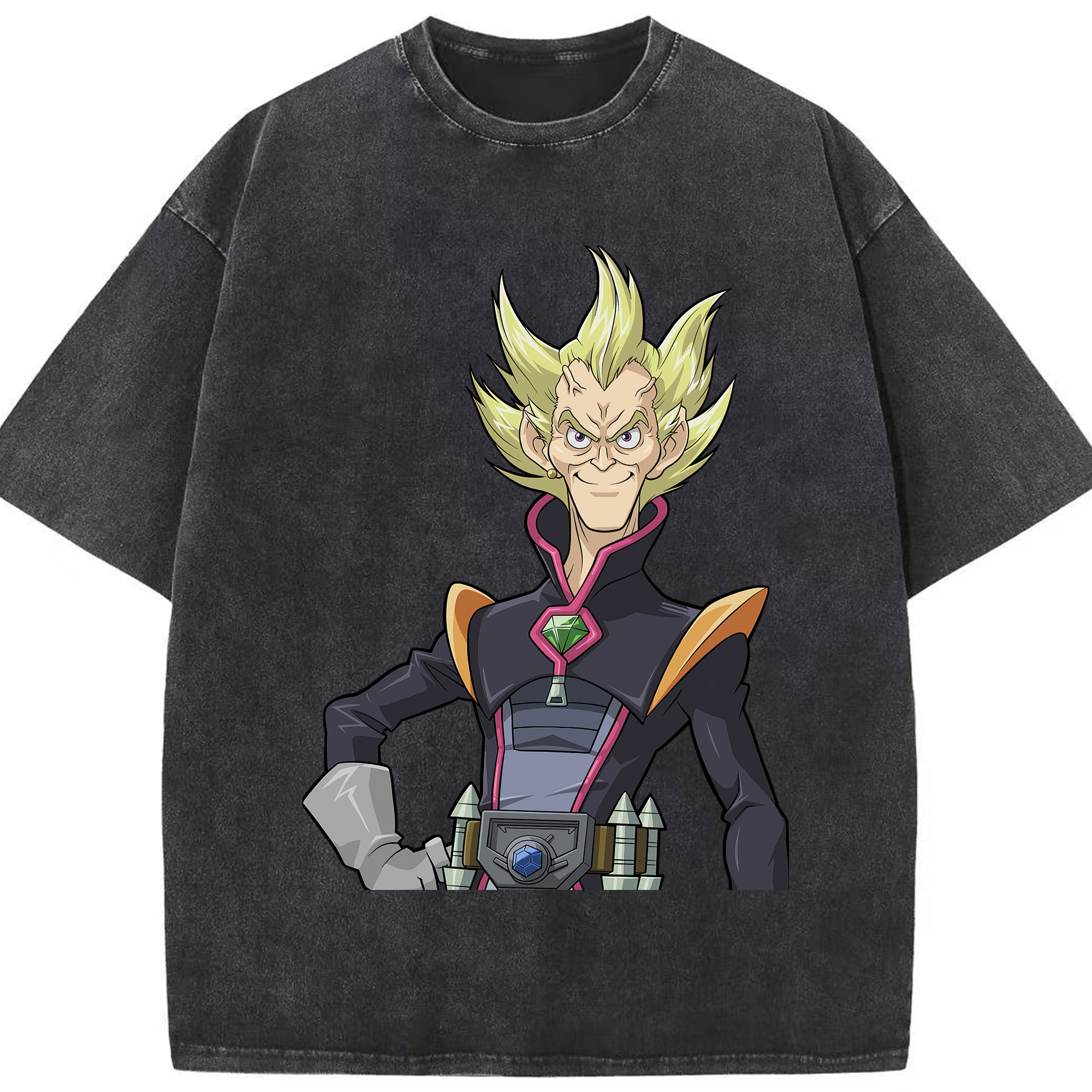 （画像用） 遊☆戯☆王 Yu-Gi-Oh! 綿100% ヴィンテージ風 半袖Tシャツ（フロントプリント）
