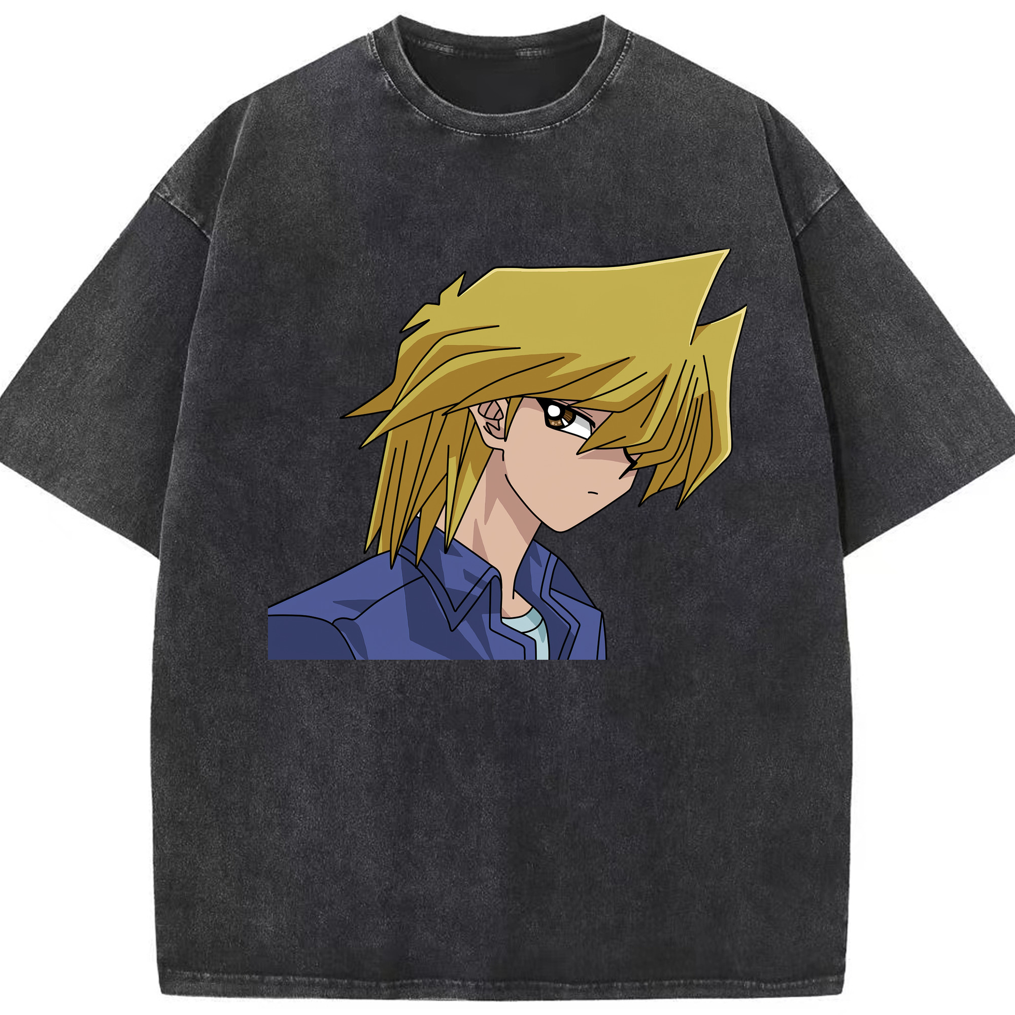 （画像用） 遊☆戯☆王 Yu-Gi-Oh! 綿100% ヴィンテージ風 半袖Tシャツ（フロントプリント）