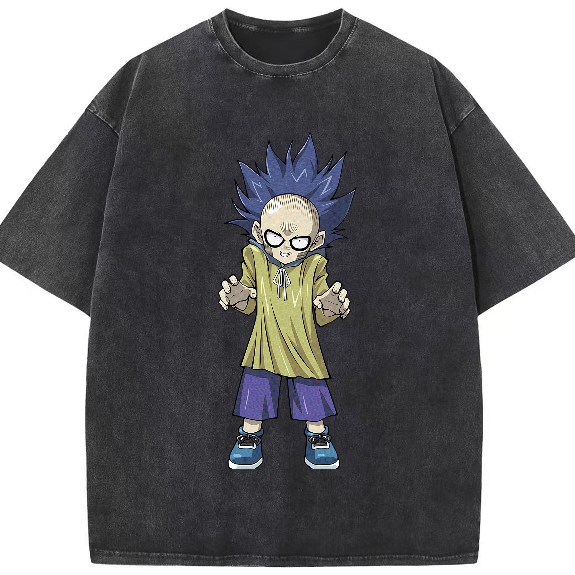 （画像用） 遊☆戯☆王 Yu-Gi-Oh! 綿100% ヴィンテージ風 半袖Tシャツ（フロントプリント）