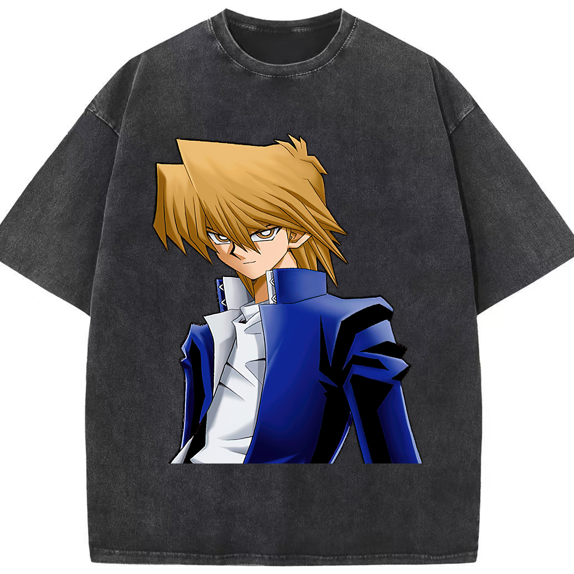 （画像用） 遊☆戯☆王 Yu-Gi-Oh! 綿100% ヴィンテージ風 半袖Tシャツ（フロントプリント）