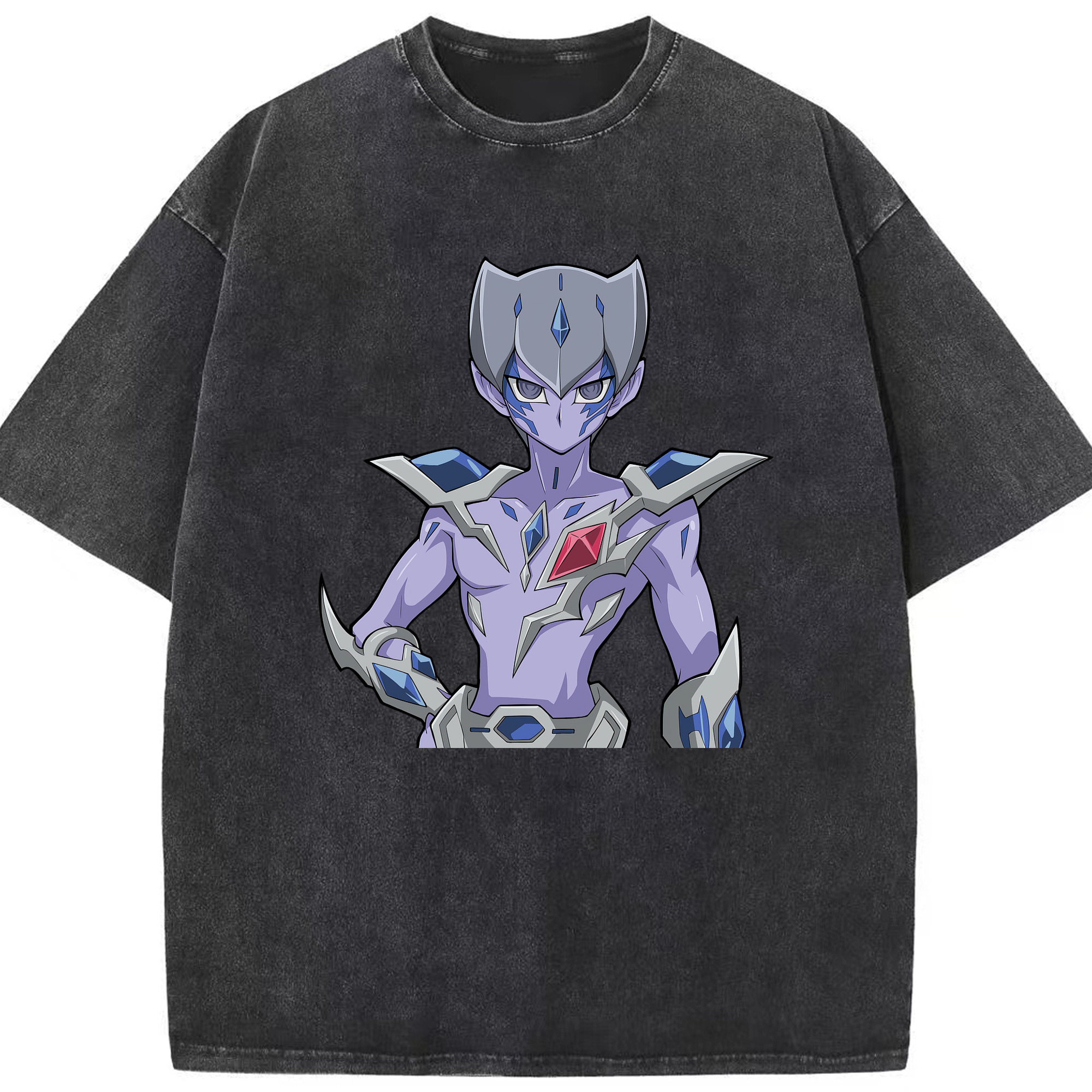 （画像用） 遊☆戯☆王 Yu-Gi-Oh! 綿100% ヴィンテージ風 半袖Tシャツ（フロントプリント）