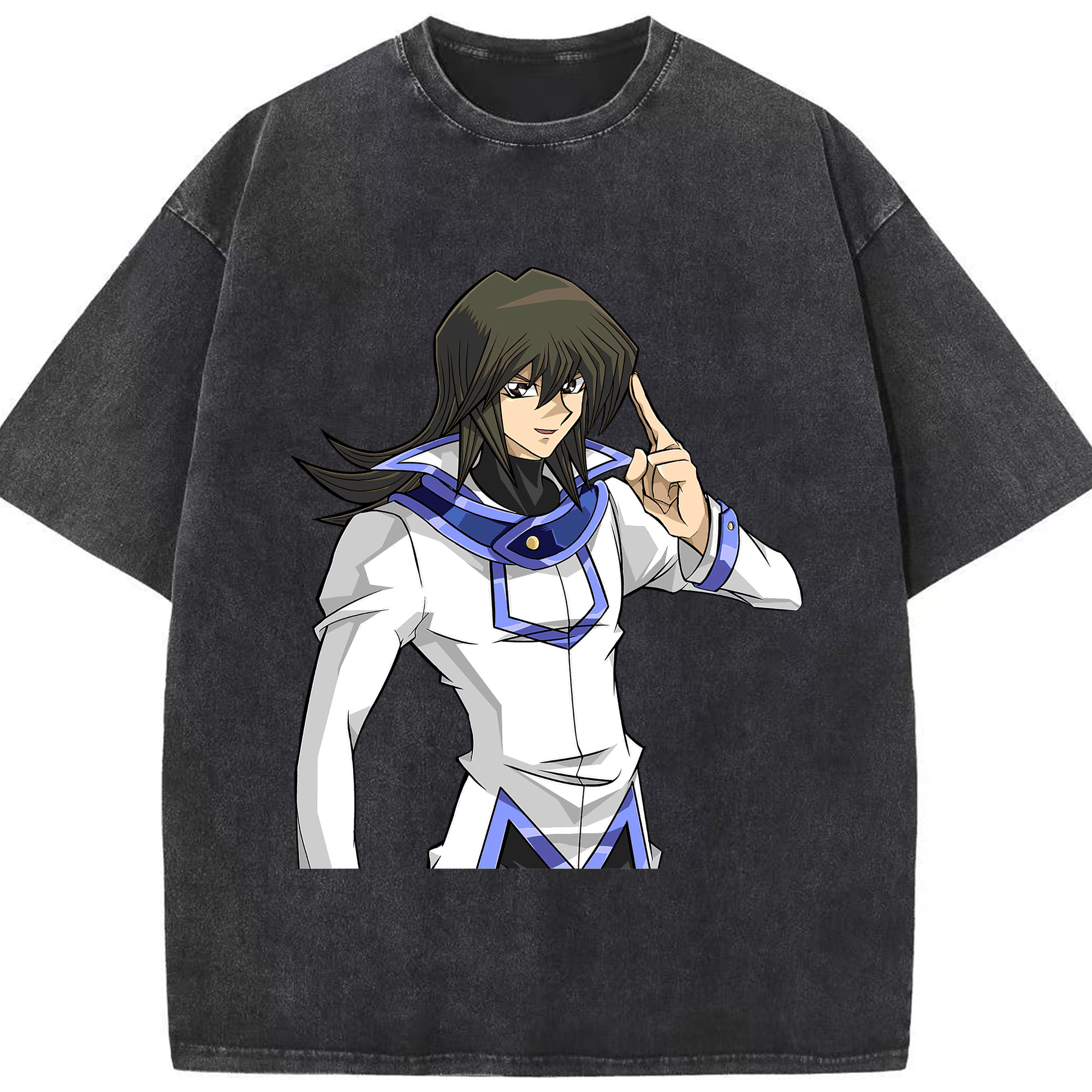 （画像用） 遊☆戯☆王 Yu-Gi-Oh! 綿100% ヴィンテージ風 半袖Tシャツ（フロントプリント）