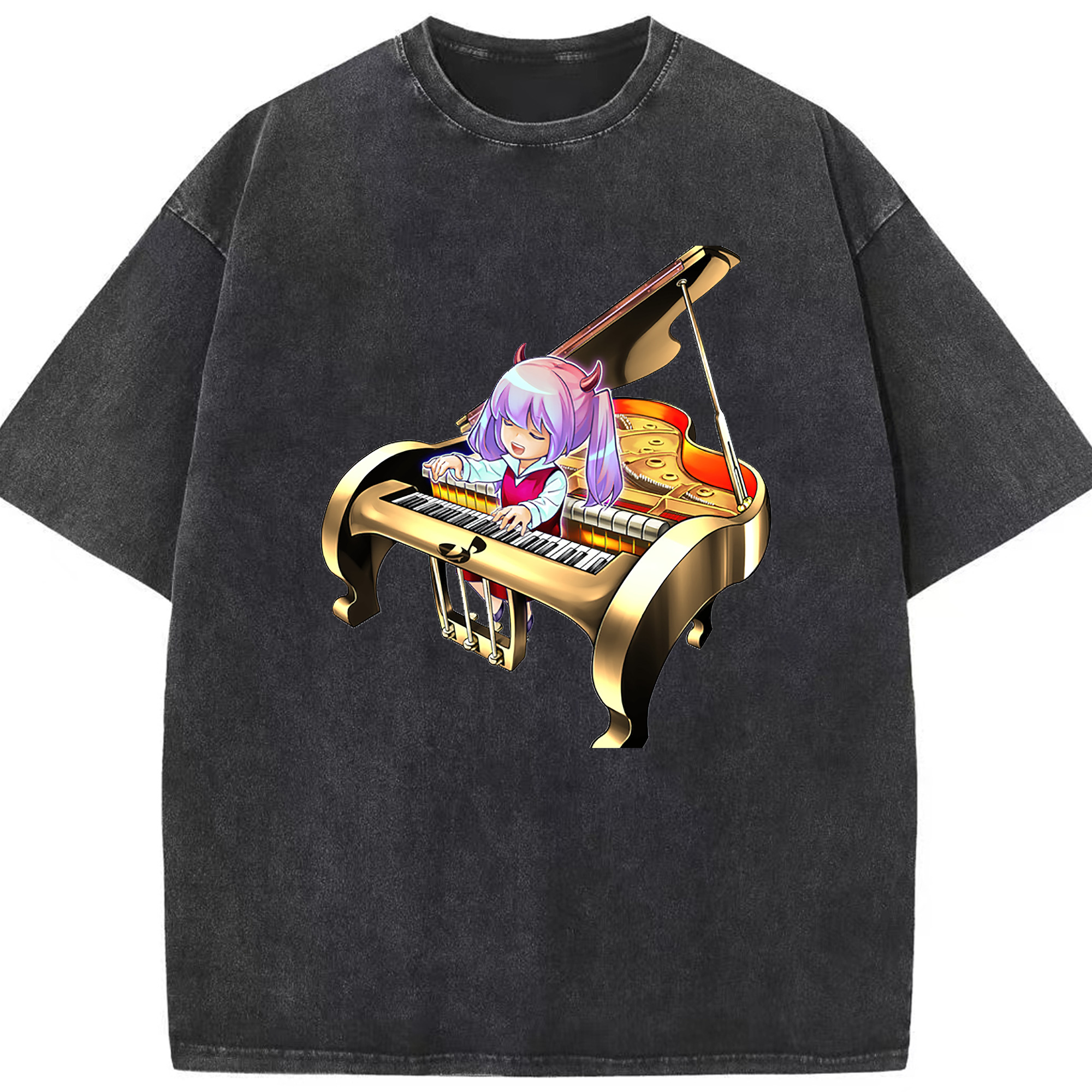 （画像用） 遊☆戯☆王 Yu-Gi-Oh! 綿100% ヴィンテージ風 半袖Tシャツ（フロントプリント）