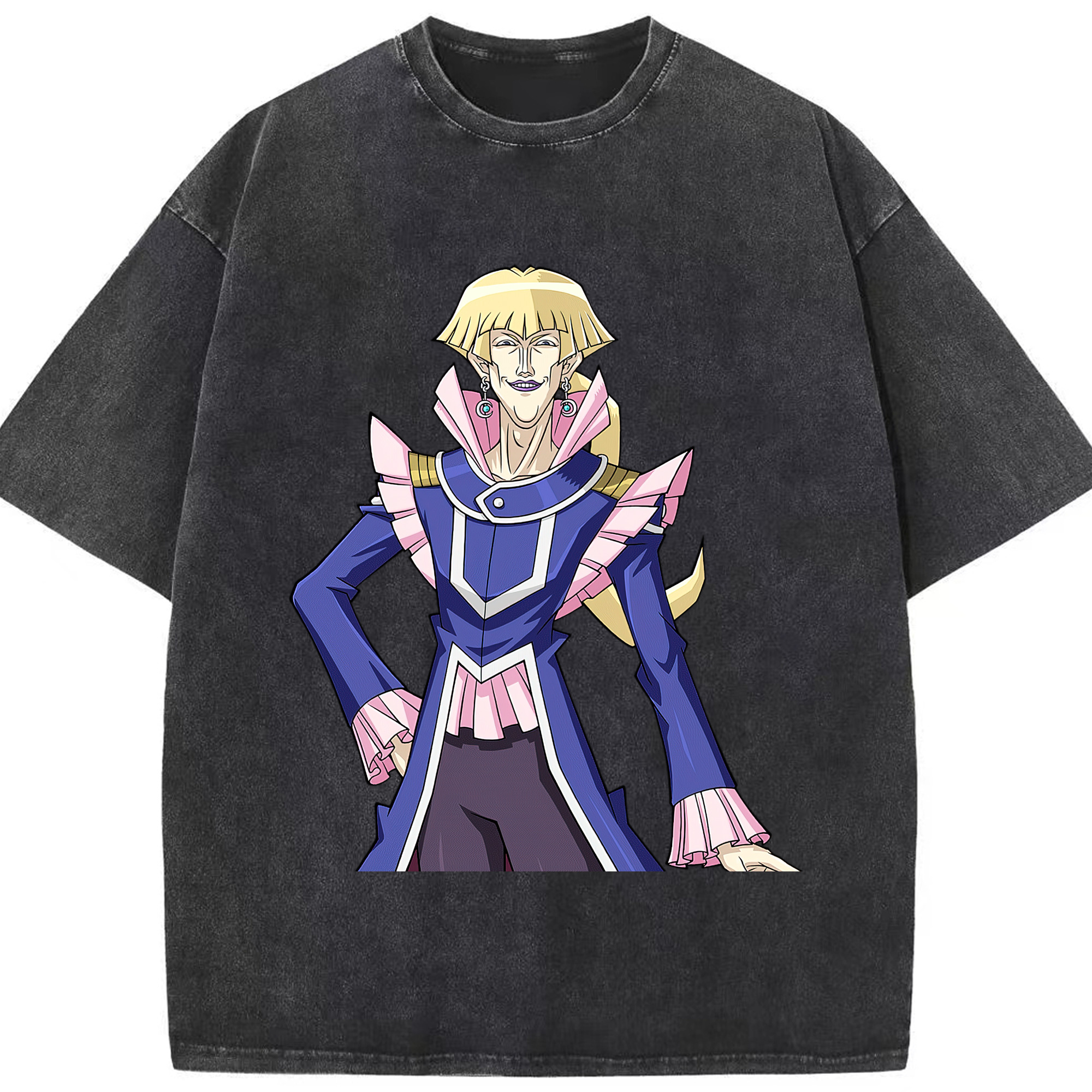 （画像用） 遊☆戯☆王 Yu-Gi-Oh! 綿100% ヴィンテージ風 半袖Tシャツ（フロントプリント）