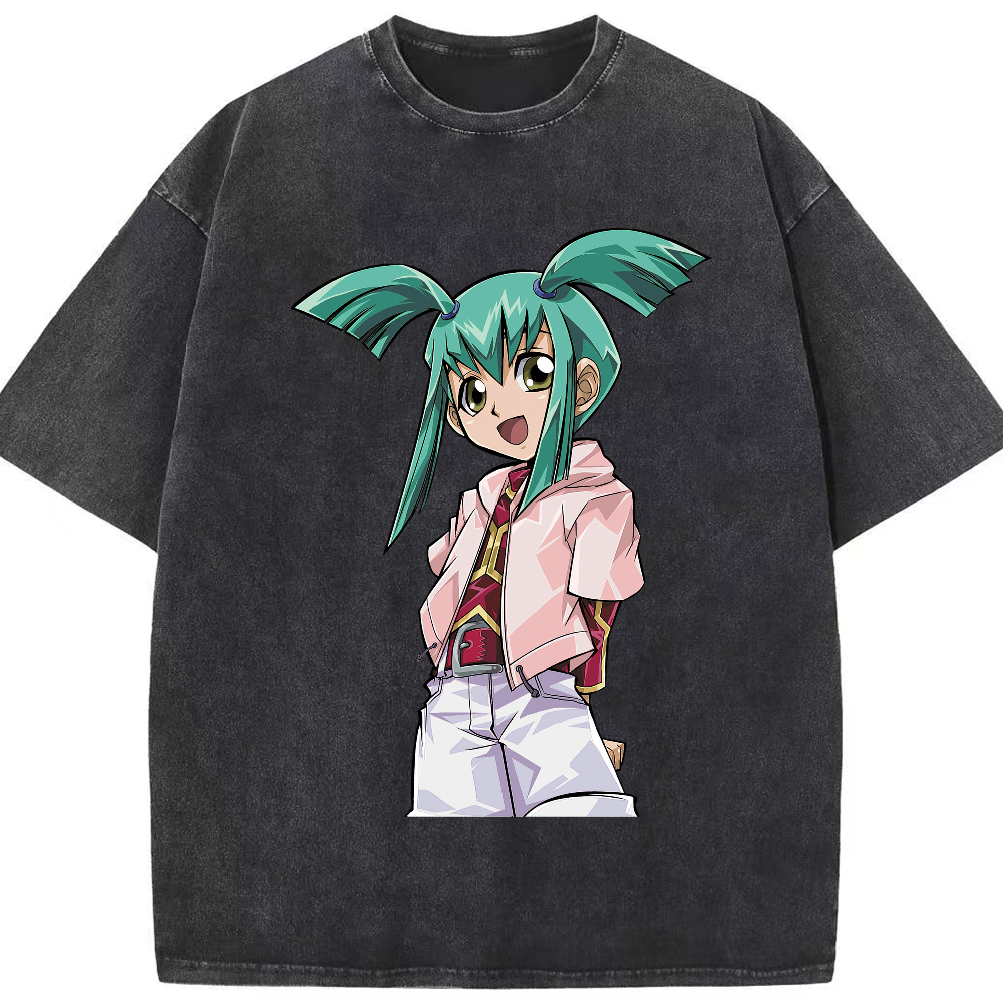 （画像用） 遊☆戯☆王 Yu-Gi-Oh! 綿100% ヴィンテージ風 半袖Tシャツ（フロントプリント）