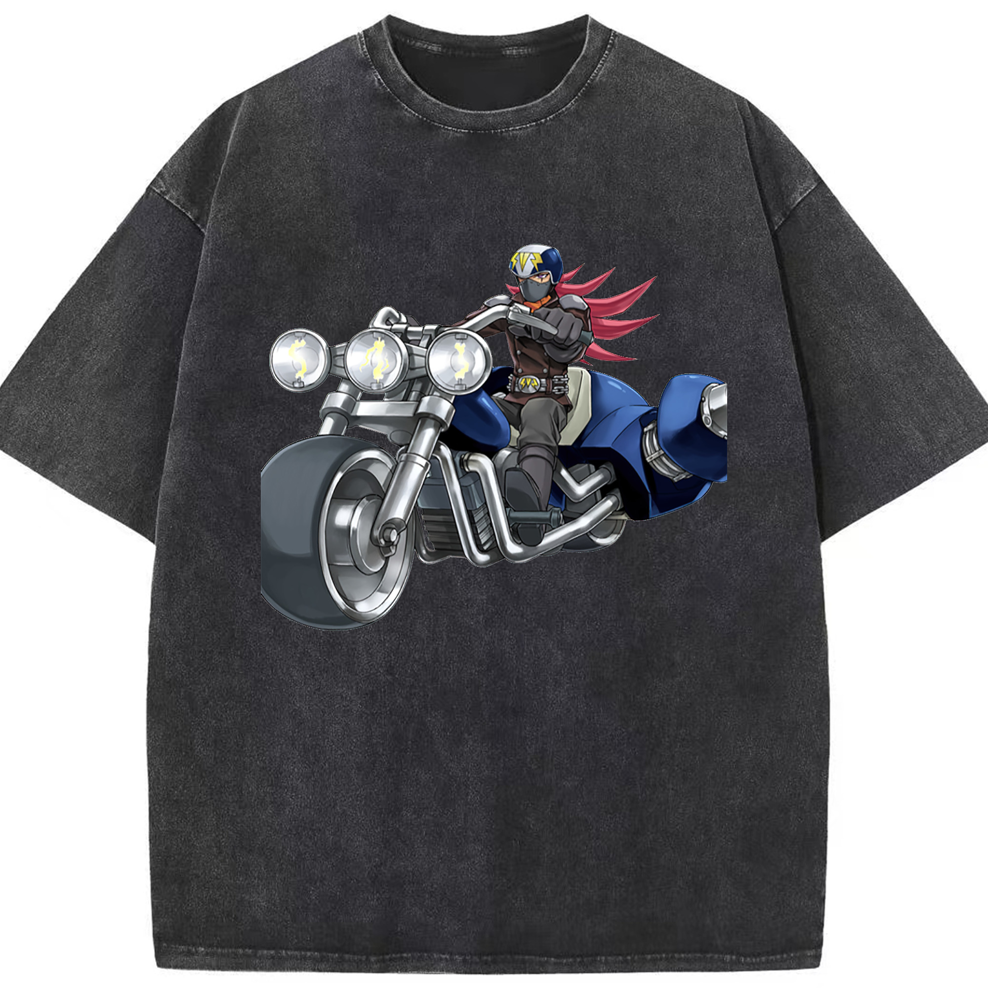 （画像用） 遊☆戯☆王 Yu-Gi-Oh! 綿100% ヴィンテージ風 半袖Tシャツ（フロントプリント）
