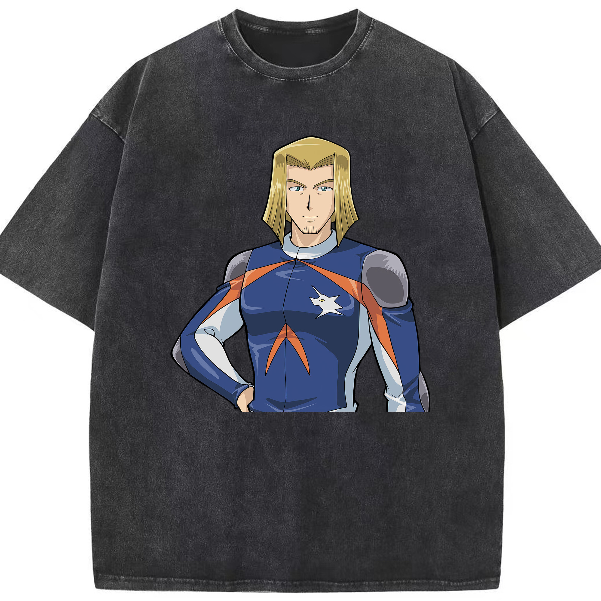 （画像用） 遊☆戯☆王 Yu-Gi-Oh! 綿100% ヴィンテージ風 半袖Tシャツ（フロントプリント）